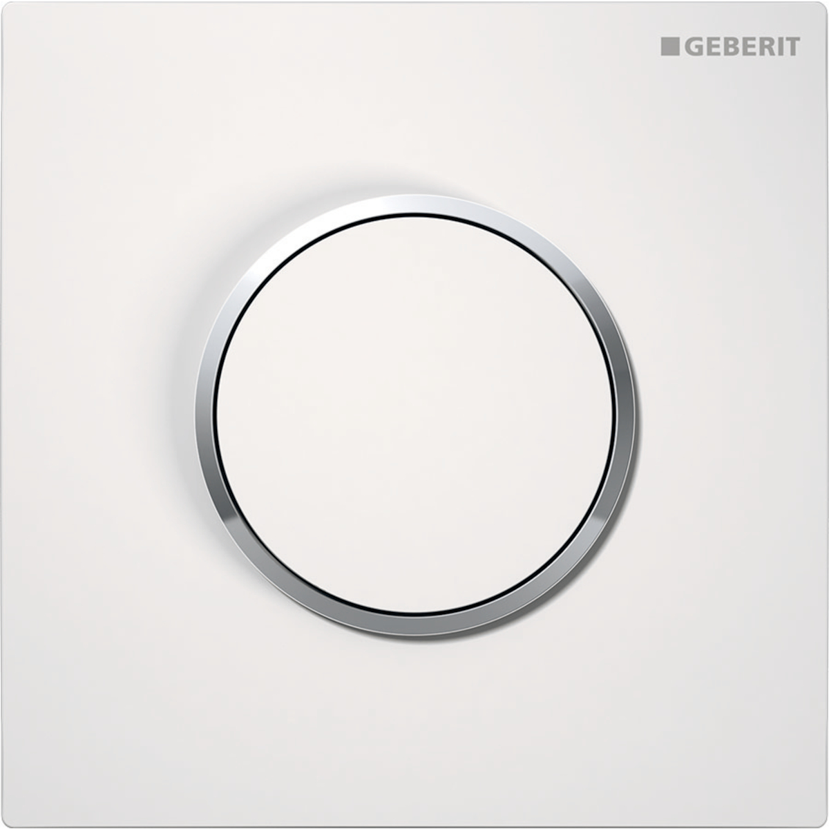 Geberit Hytouch urinoirsturing pneumatisch Sigma10 116.015.KJ.1 wit-chroom-wit