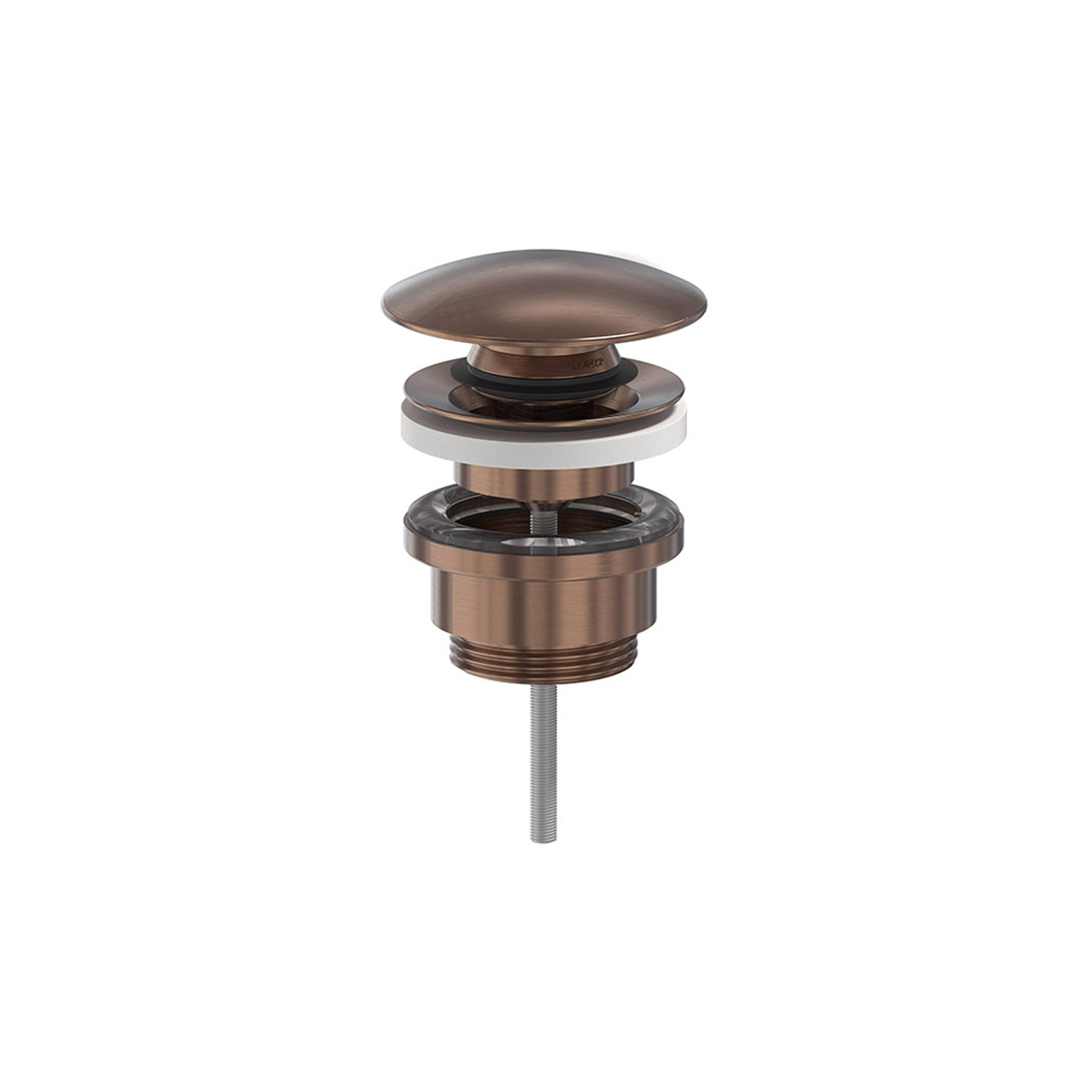 MAY Designplug stop - go 6804355 Geborsteld mat koper PVD