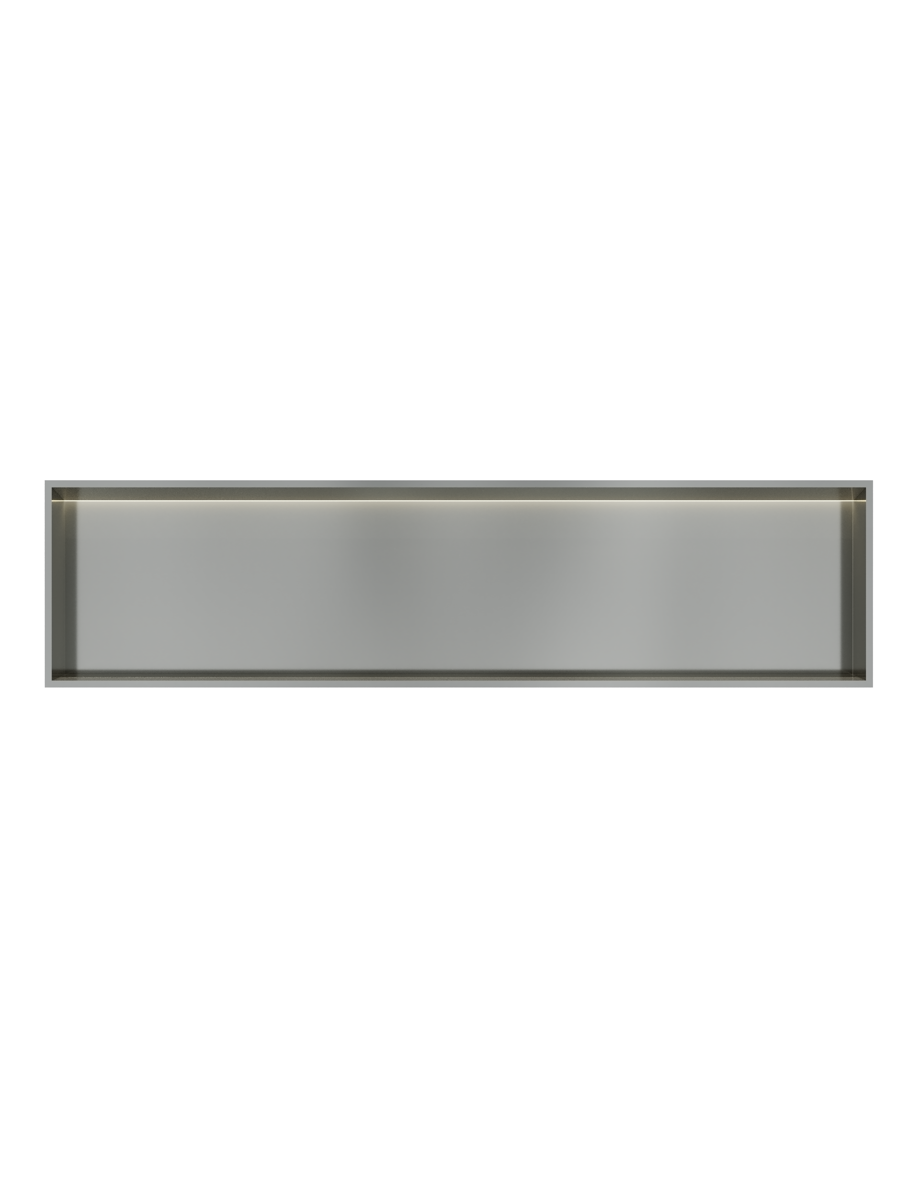 Hotbath More inbouwbox of inbouwnis 30x120x10cm with LED IP44 BOX120LIX RVS 316
