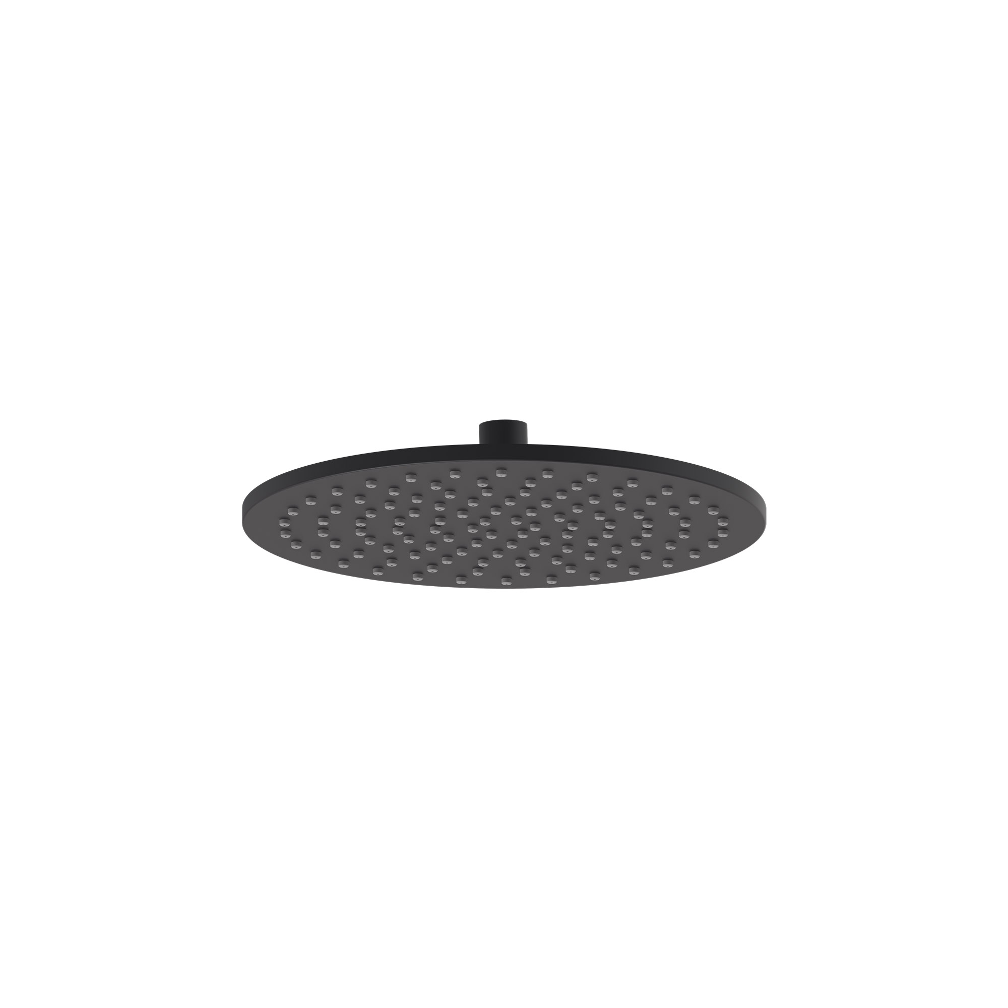 MAY Hoofddouche medium 25cm met antikalk nozzles 6804302 Mat zwart PED