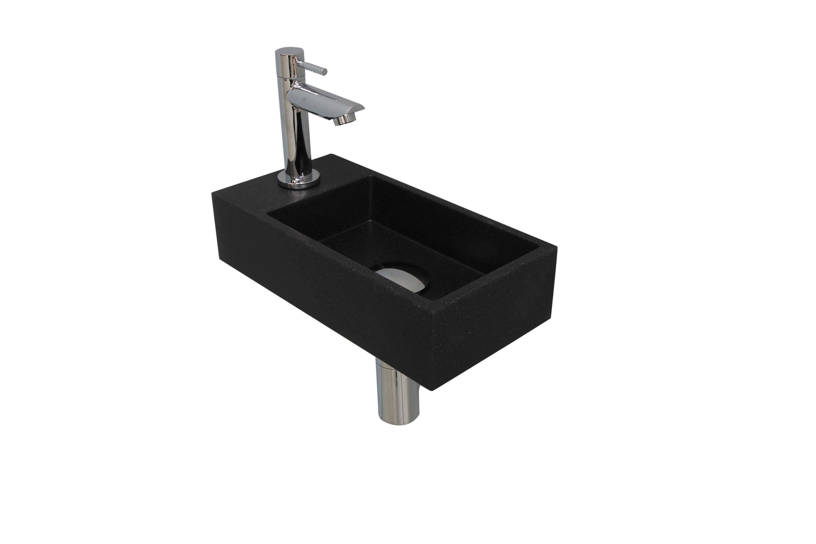 INK Versus Fonteinpack Quartz links 1805124 Quartz zwart/chroom H90xB360xD180