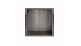 Inbouwnis 30x30x10cm gunmetal 33.4268