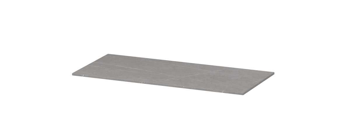 INK Afdekplaat van keramische slab zonder uitsparing H10xB1000xD450 Armani grey mat / 210221
