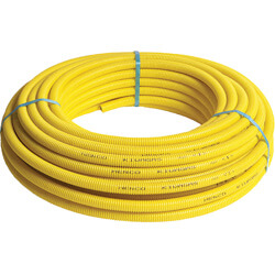 VSH UltraPress Gas buis + mantel 25x2.0 geel rol 50m 3870053