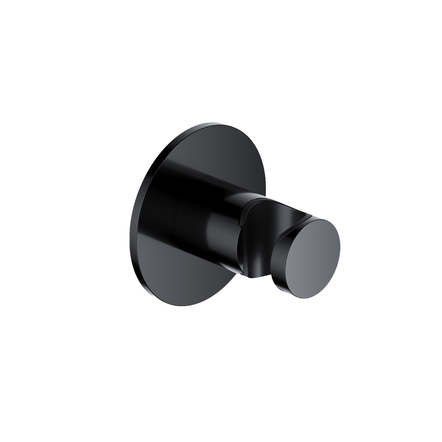 Hotbath Ace wandsteun AC514PBP Gepolijst Zwart PVD