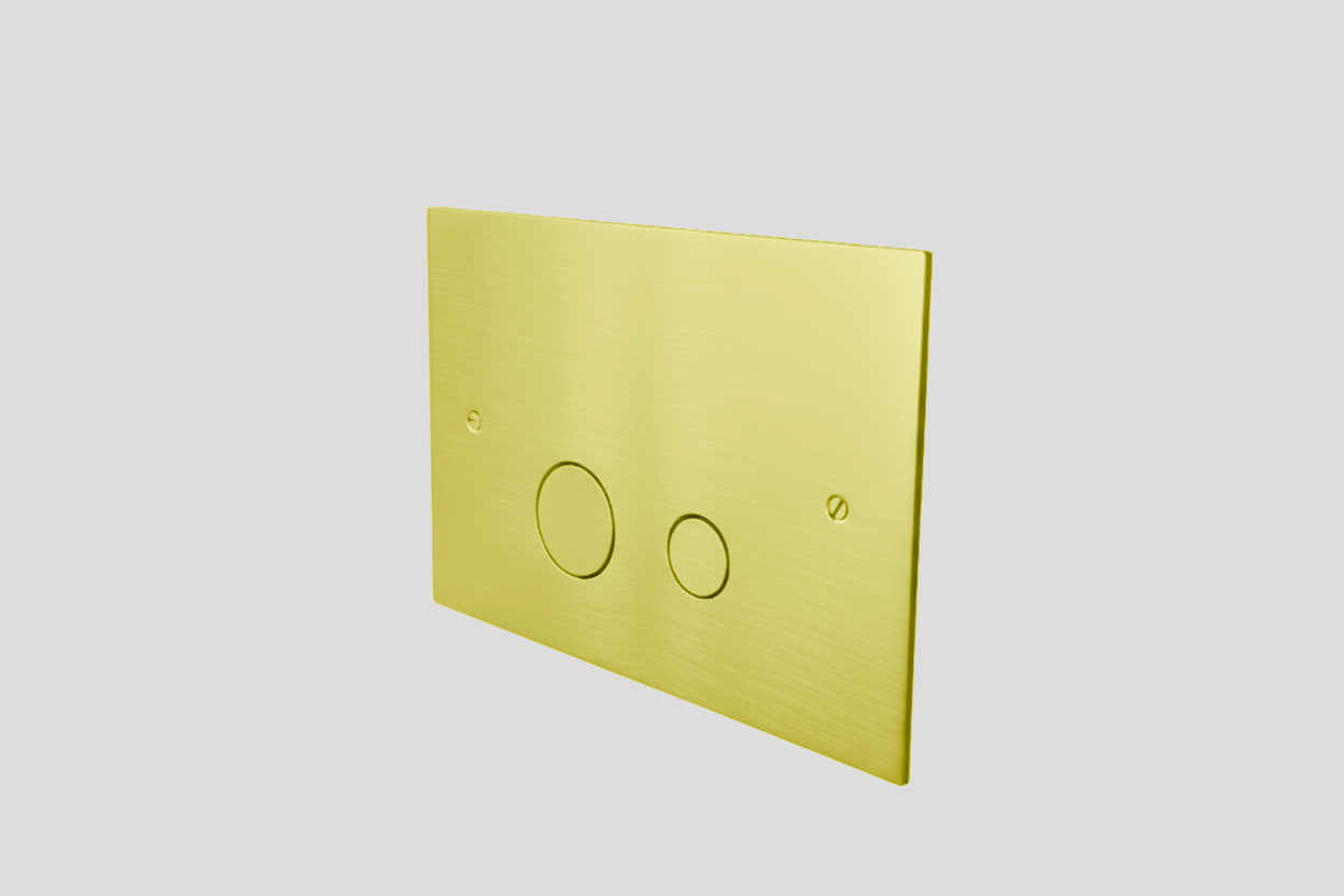 Lagoo Garda Bedieningspaneel (geschikt voor Geberit UP320) G6130BB Brushed Brass PVD