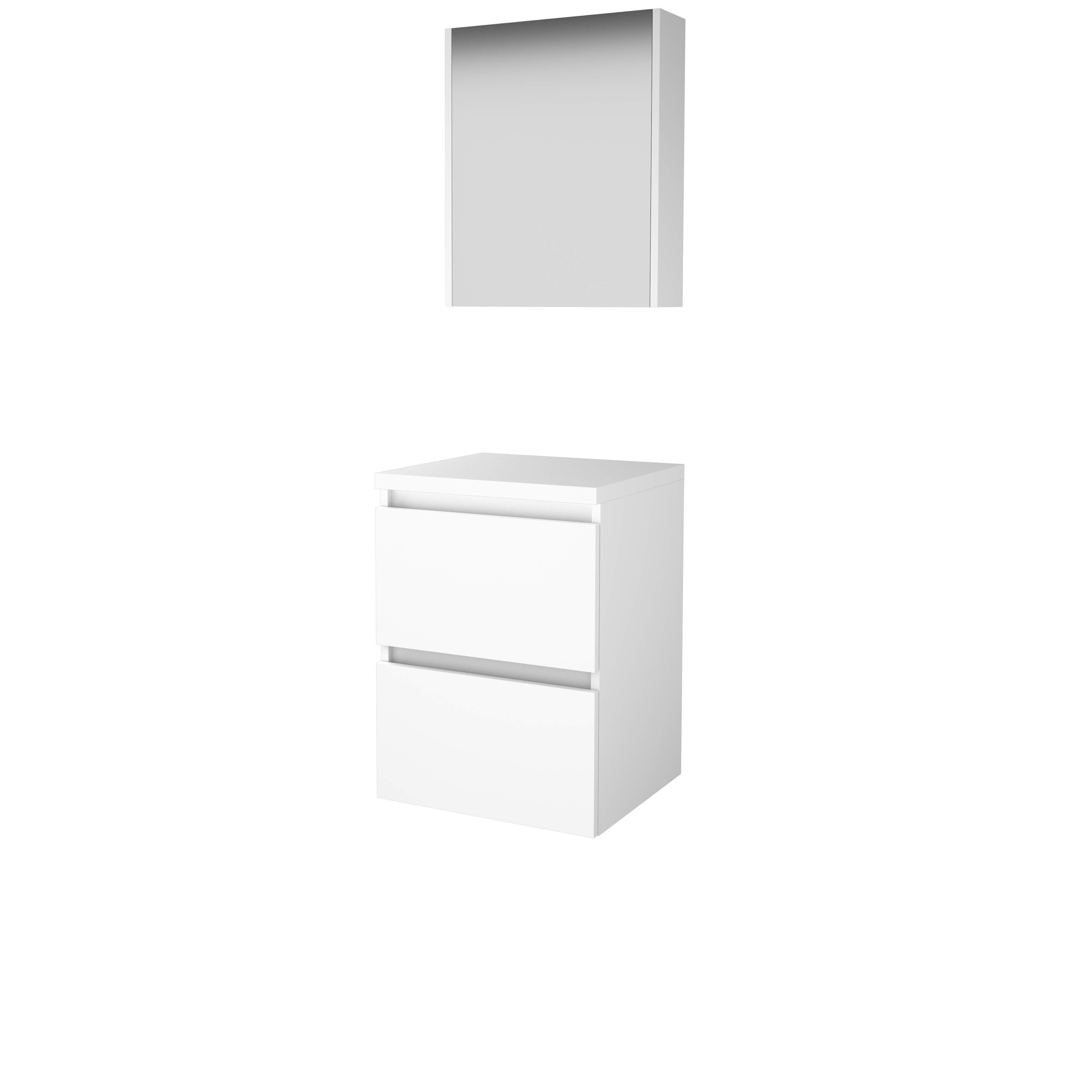 Basic Comfort 46 onderk. GL incl. 2 la + afdekplaat incl. sp.kast B500xD460 Ice White / 1813510