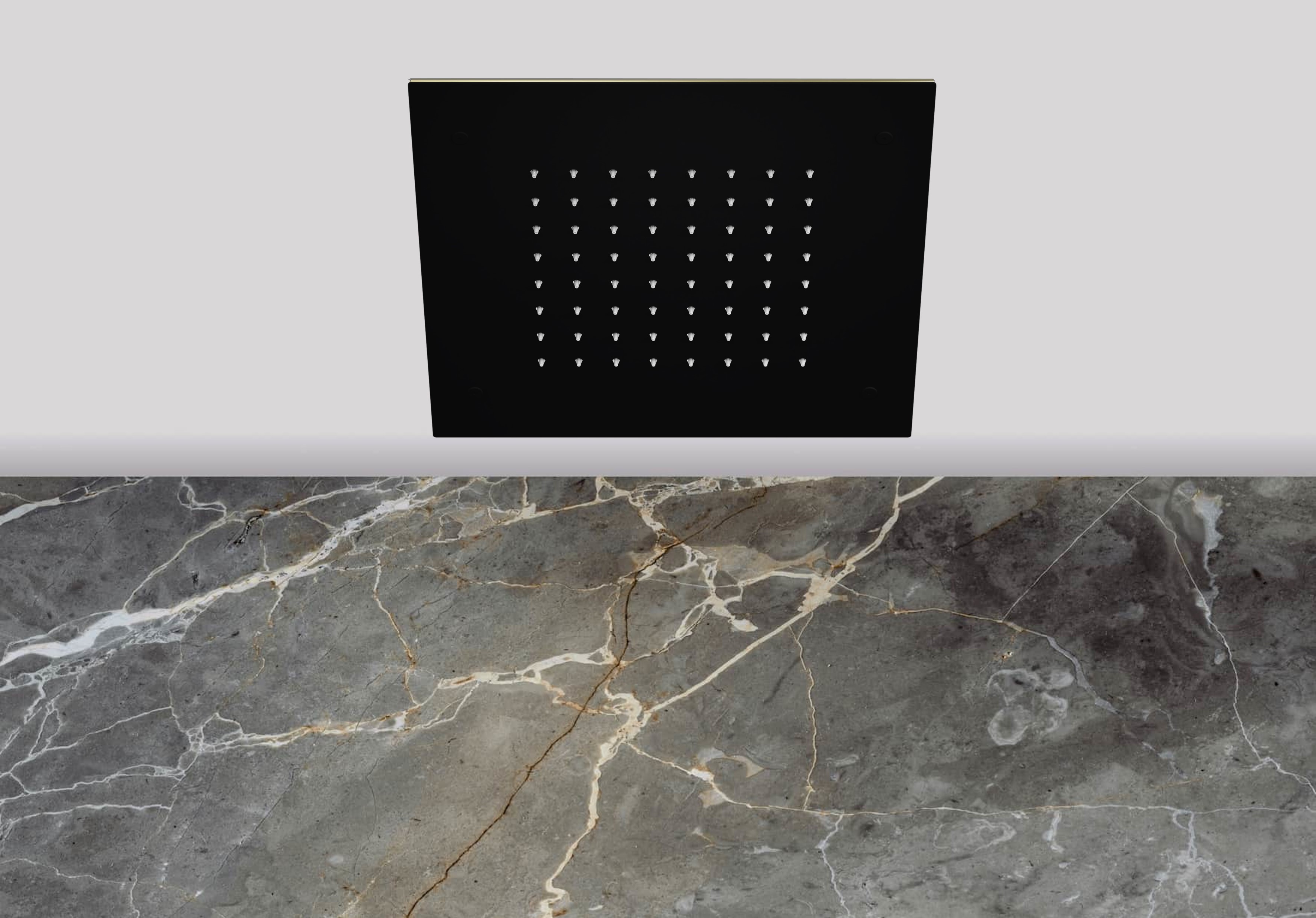 Lagoo Nesso Hoofddouche Showerlicious 300 x 300 N8230MB Matt Black