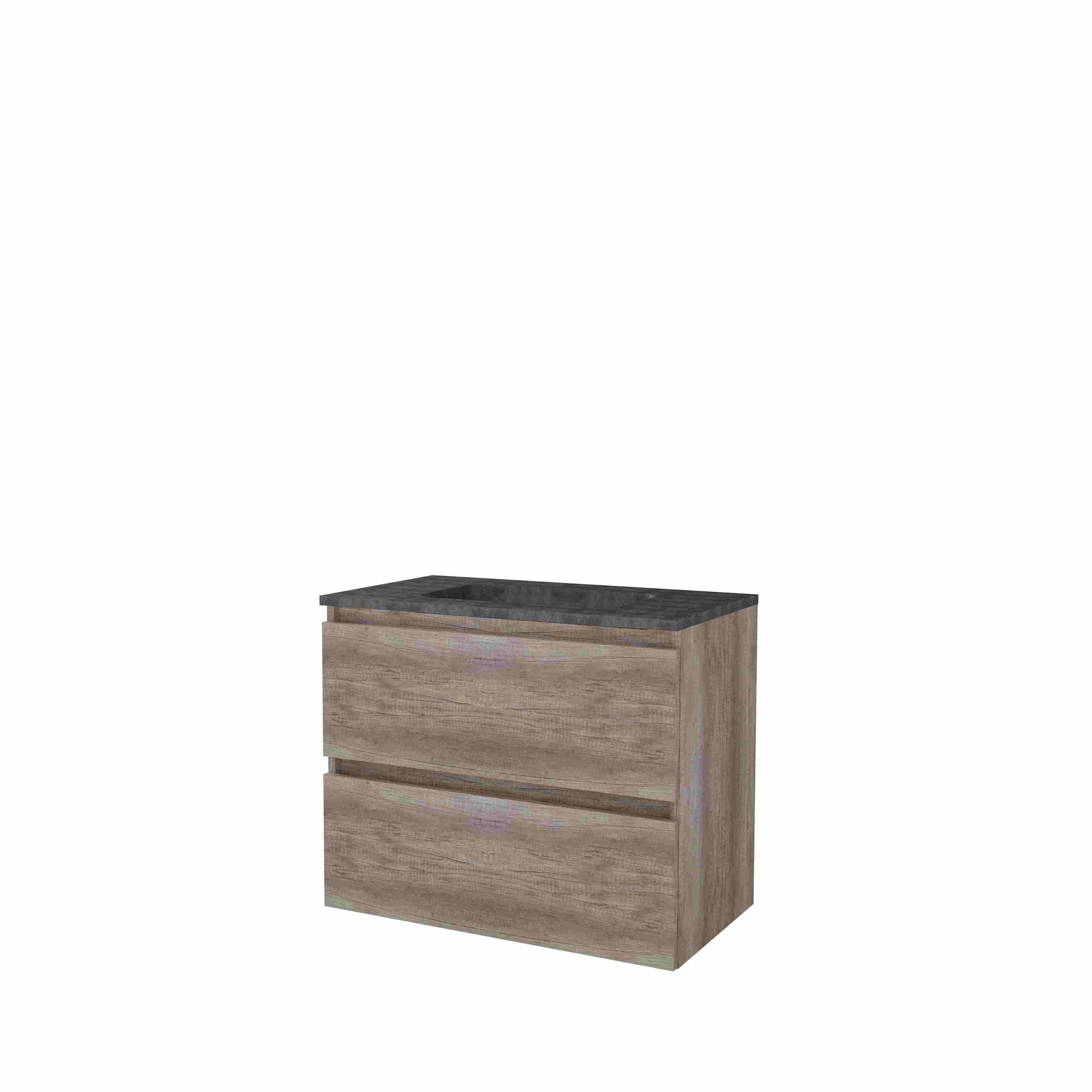 Basic Start 46 onderk. GL incl. 2 la + hardst. wast. z. krgt. B800xD460 Scotch Oak / 1813008