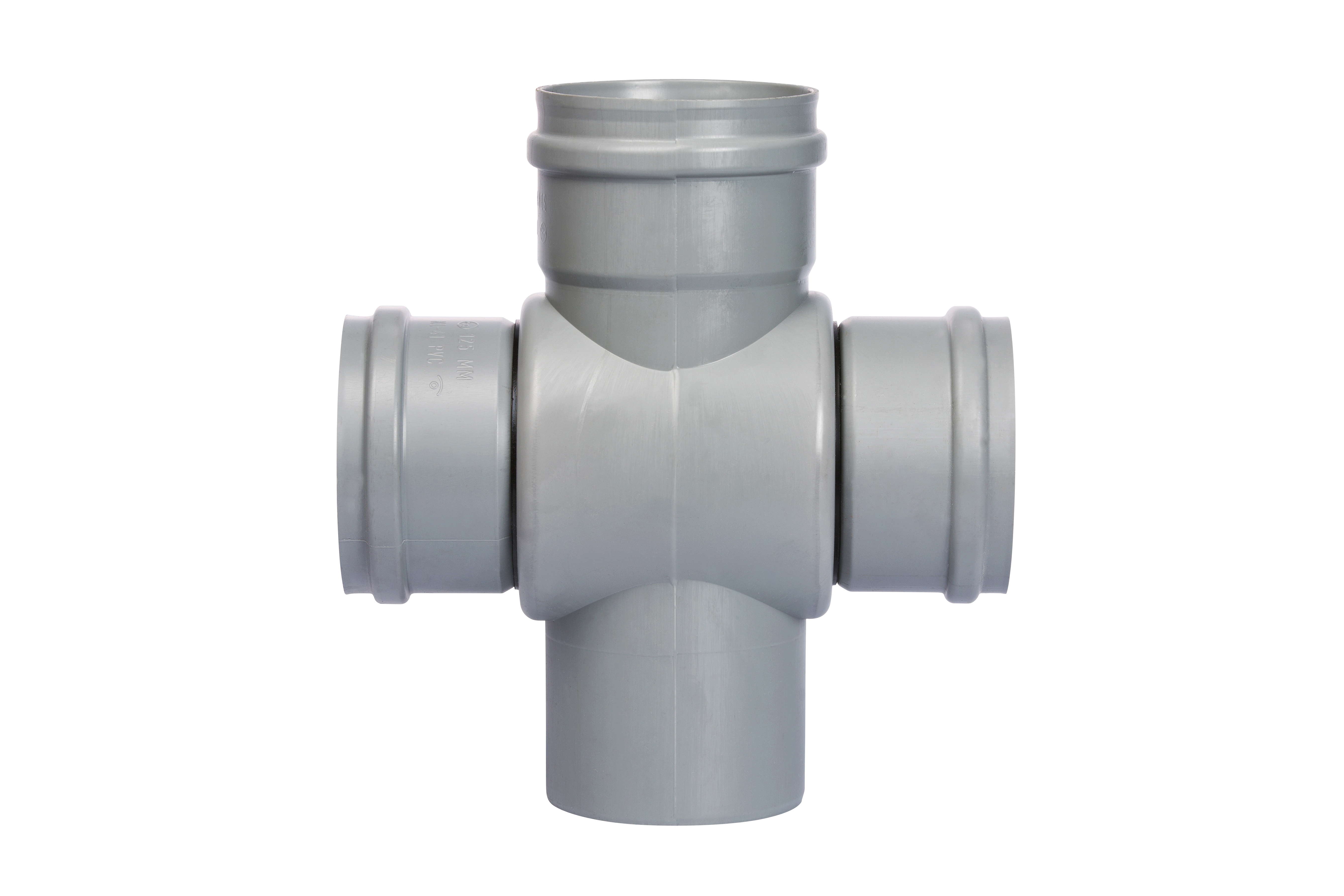 PVC manchet dubbel T stuk 160 87.5 graden 3xmof/spie 1195001726