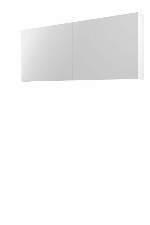Proline sp.kast Xcellent m. dubbel gespiegelde deur + 2 deuren H600xB1400xD140 Mat wit / 1808975