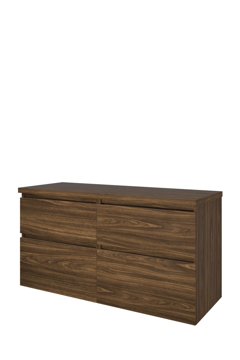 Proline set Top afdekplaat en onderk. 4 laden a-sym. 1817323 Cabana oak H632xB1200xD460