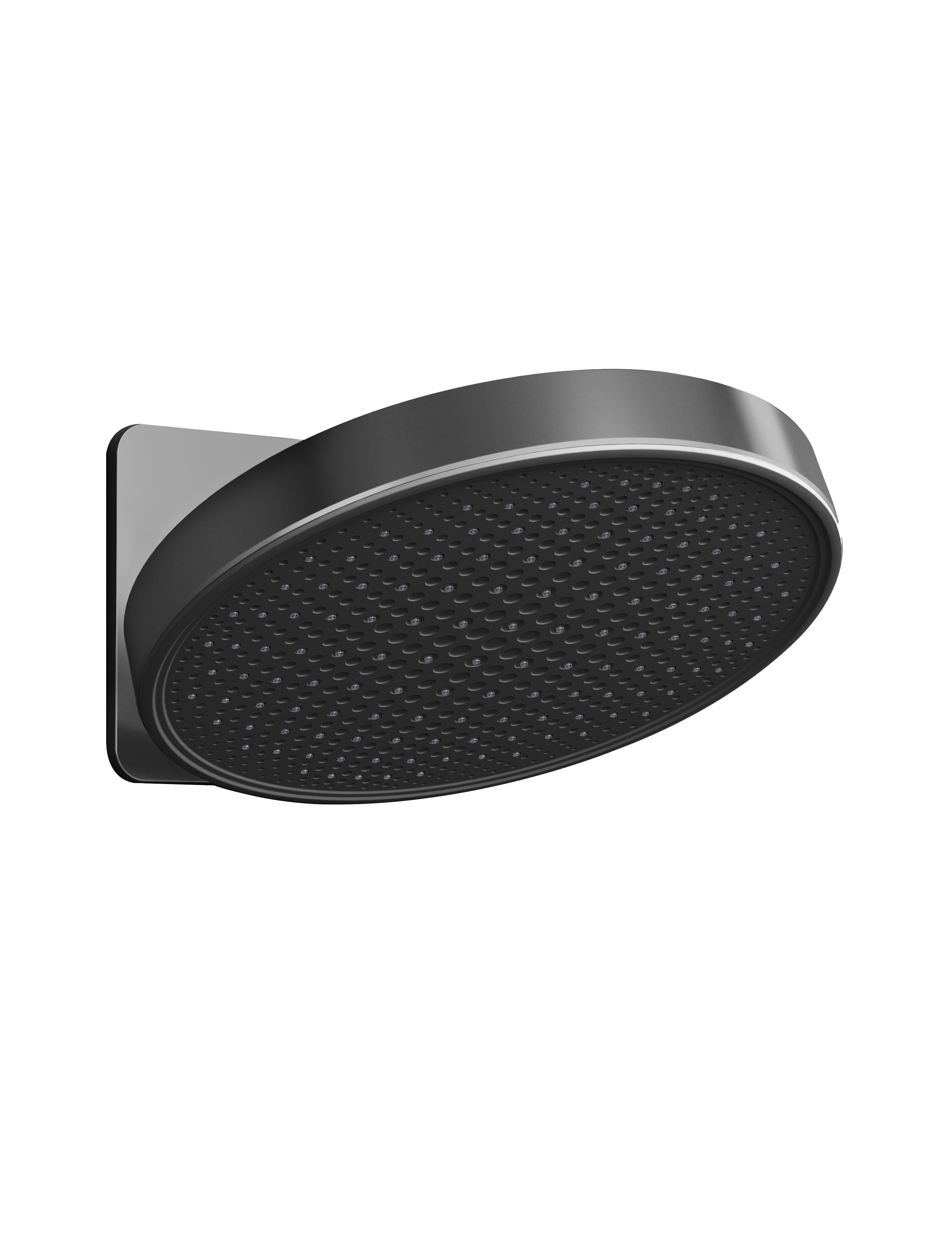 Hotbath Mate Opbouw hoofddouche 30 cm M420PBP Gepolijst zwart PVD