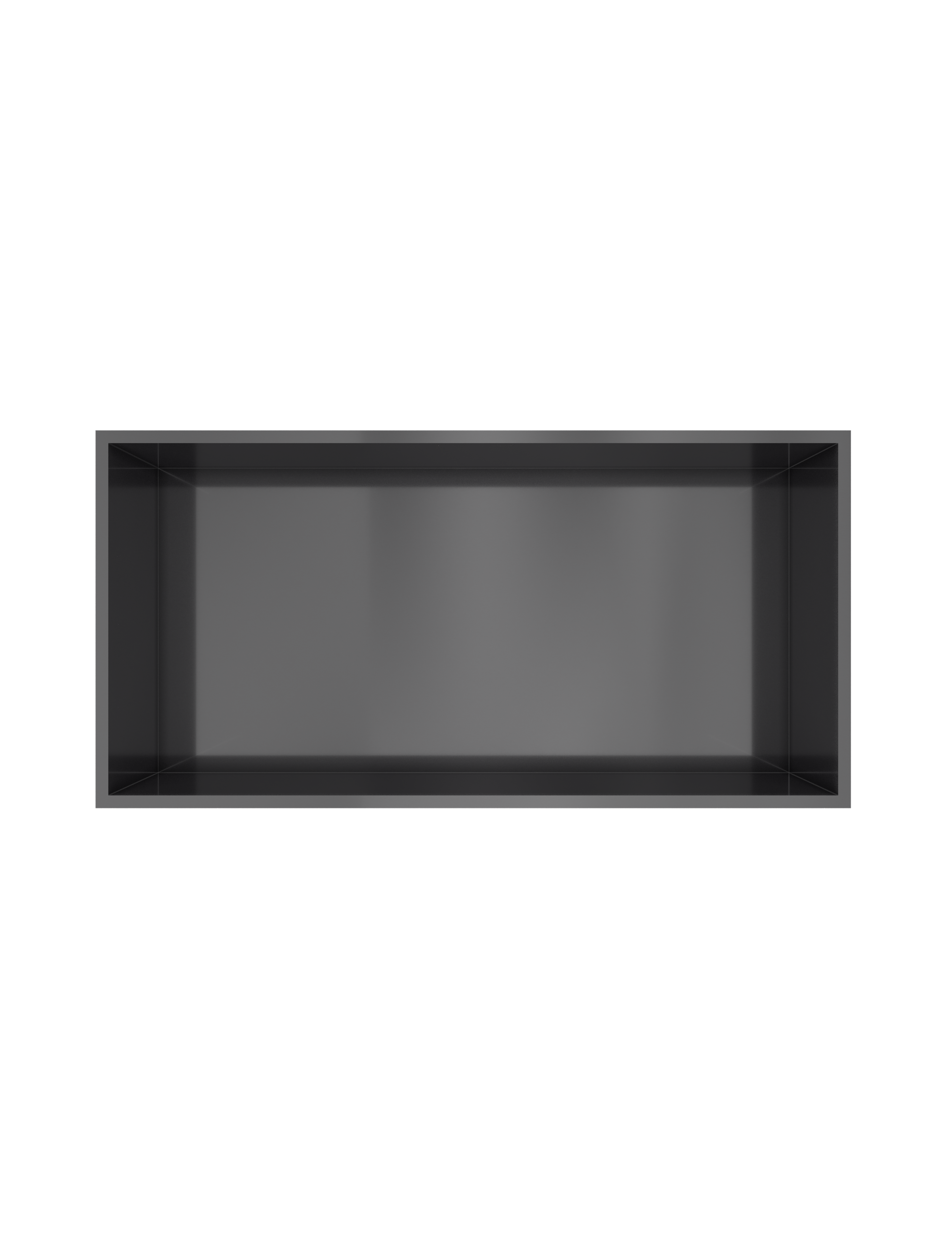 Hotbath More inbouwbox of inbouwnis 30x60x10cm BOX060MBP Geborsteld zwart PVD