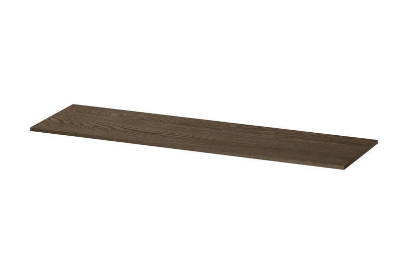 INK Massief eiken Afdekplaat tbv onderkast 1243073 massief eiken charcoal H450xB1600xD16