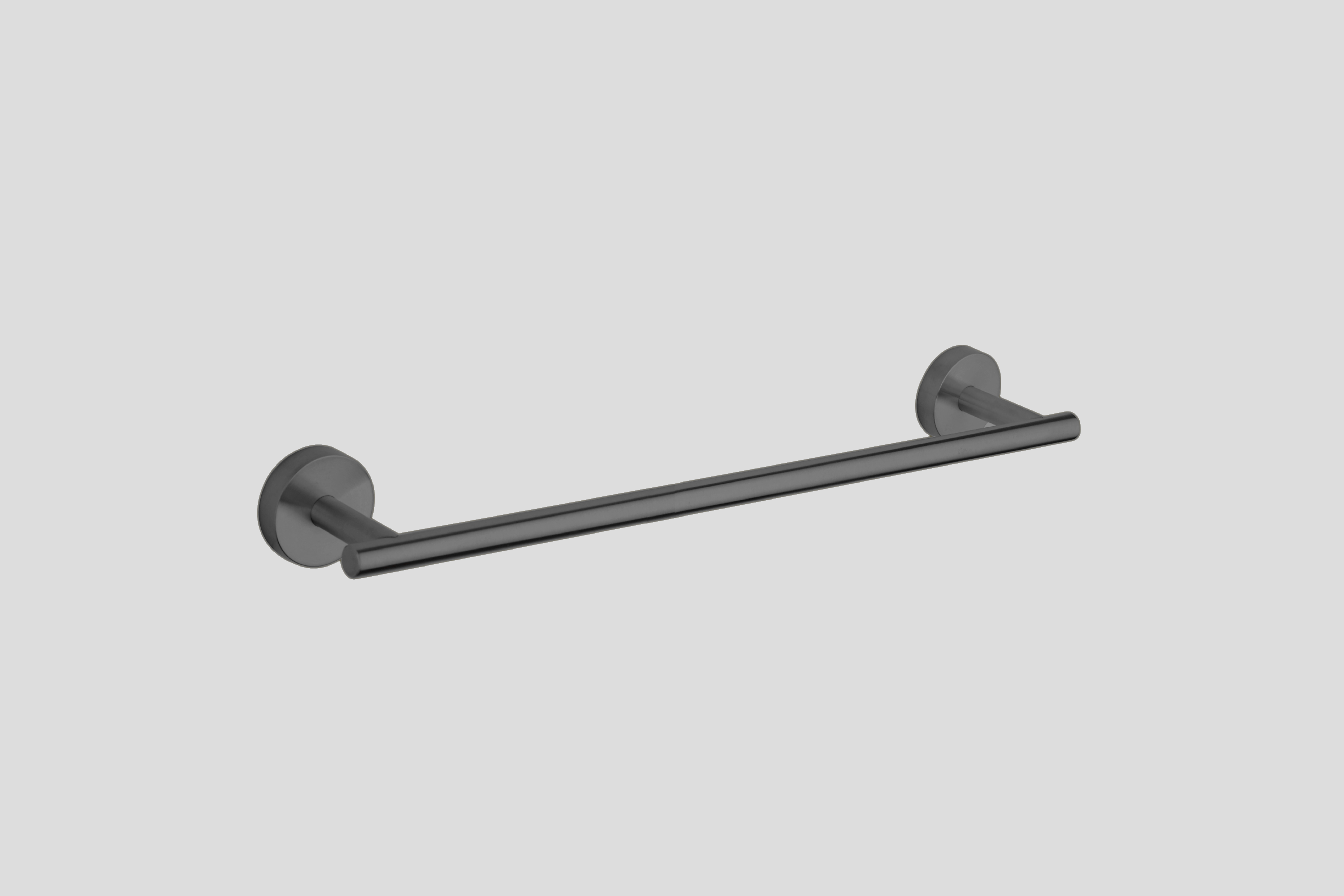 Lagoo Garda handdoekstang 30 cm G6104GM Brushed Gun Metal PVD
