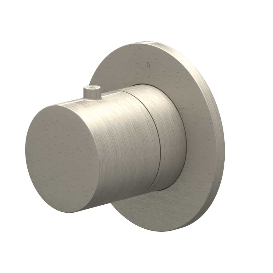 IVY Bond Afbouwdeel inbouw stopkraan symmetry met rond rozet 6202573 gebr. nickel PVD