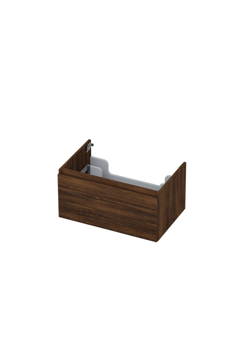 INK onderk. 1 lade greepl. met houten keerlijst 1257520 Koper eiken H350xB700xD450
