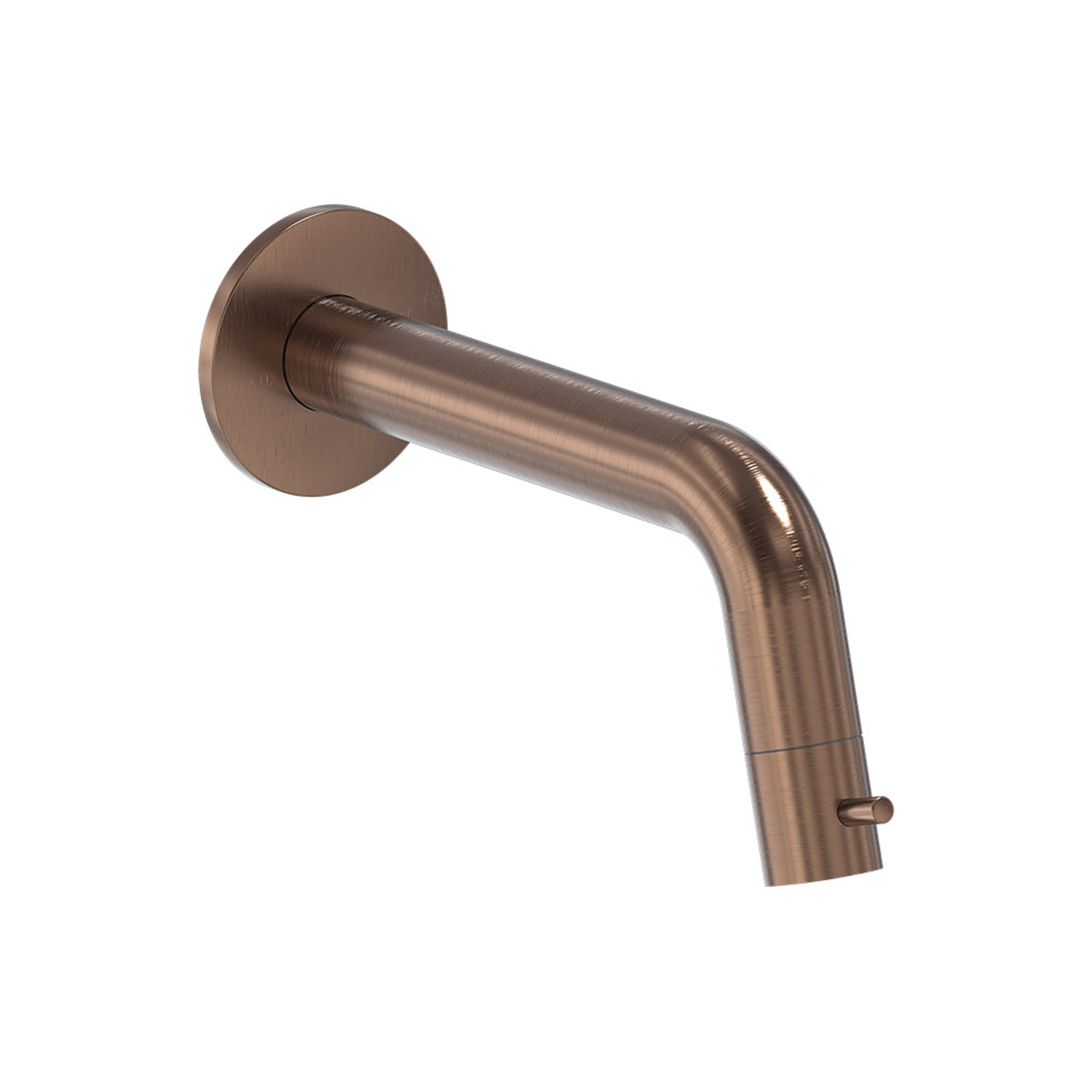 MAY Stilo Fonteinkraan wandmodel inkortbaar 6803055 Geborsteld mat koper PVD