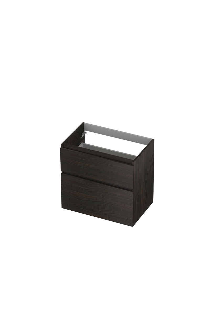 INK onderk. 2 la GL hout decor m. houten keerlijst a-symm. B700xD450xH650 Intens eiken / 1257915