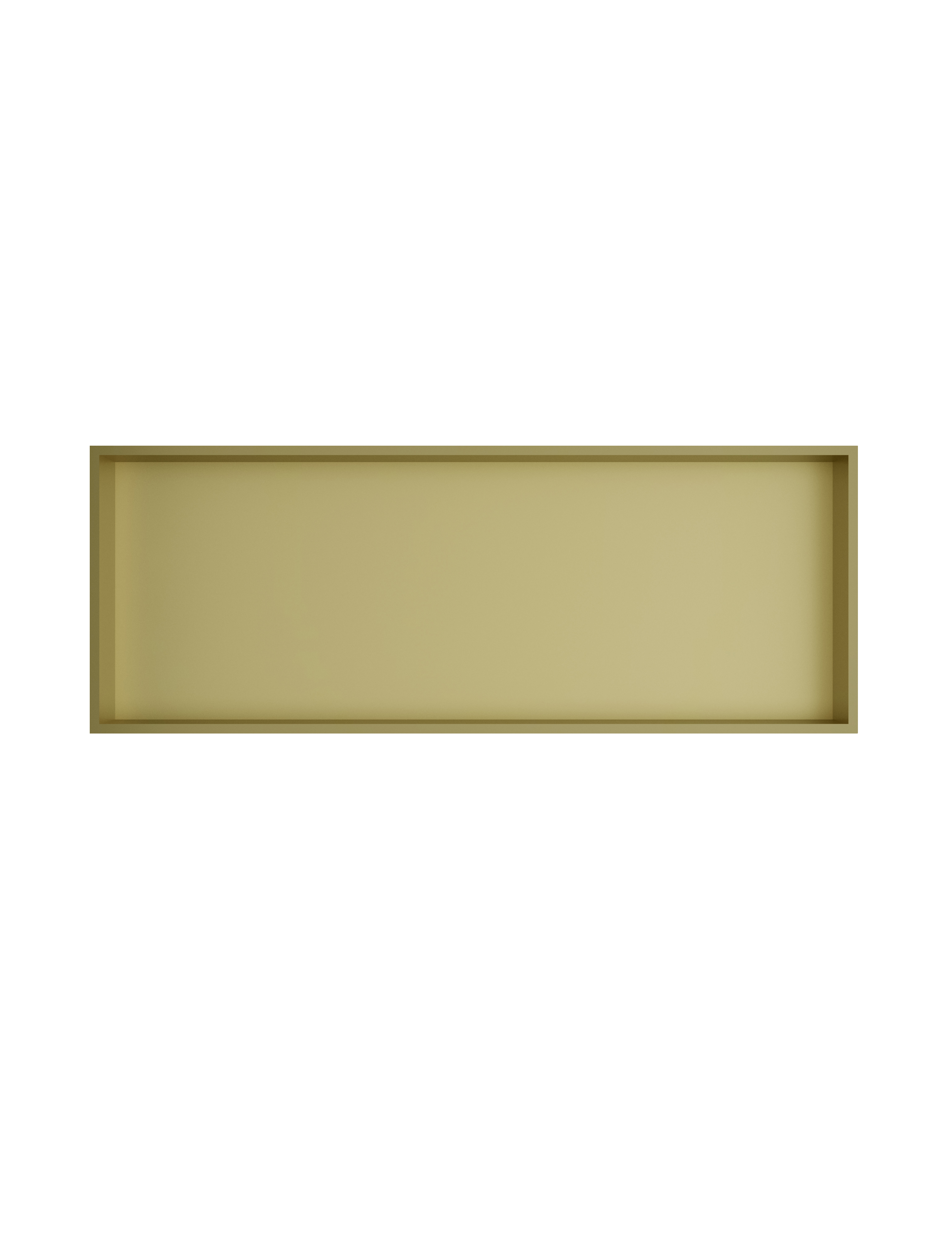Hotbath More inbouwbox of inbouwnis 30x120x10cm BOX120BBP Geborsteld messing PVD
