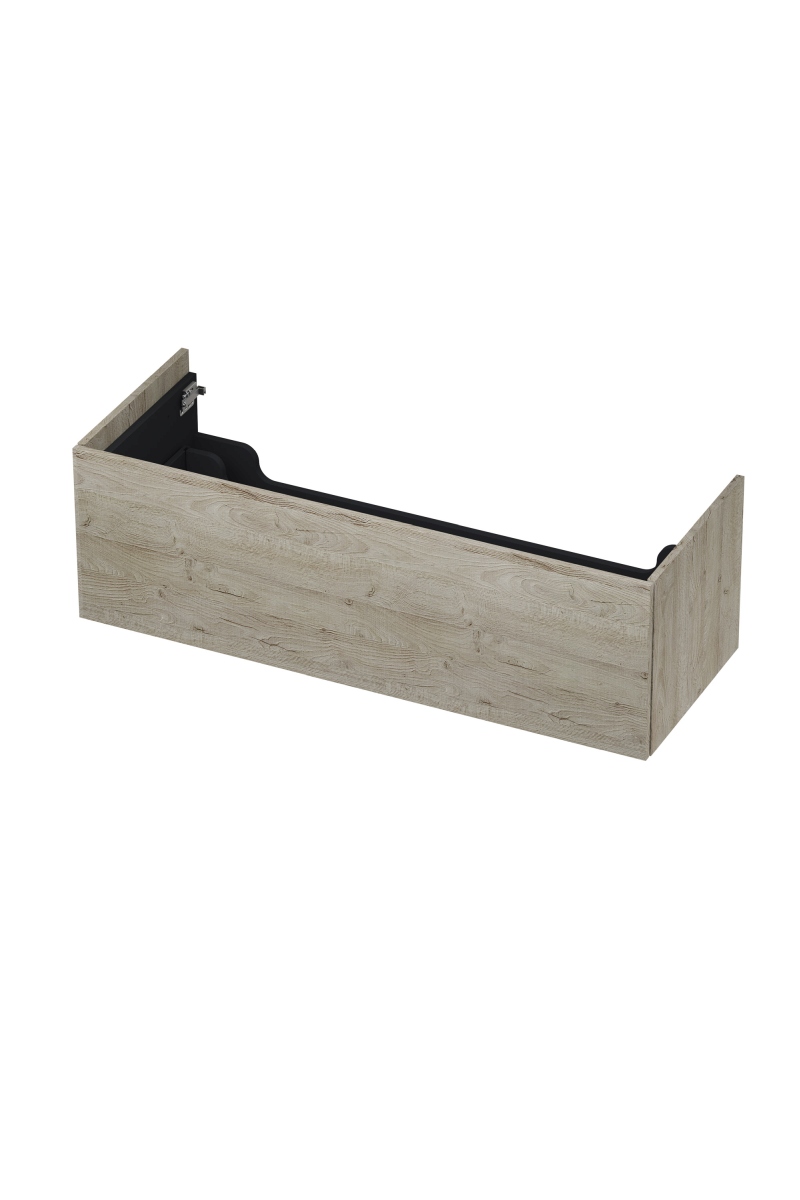 INK onderkast 1 lade push 2 open 1259768 Greige eiken H376xB1200xD450