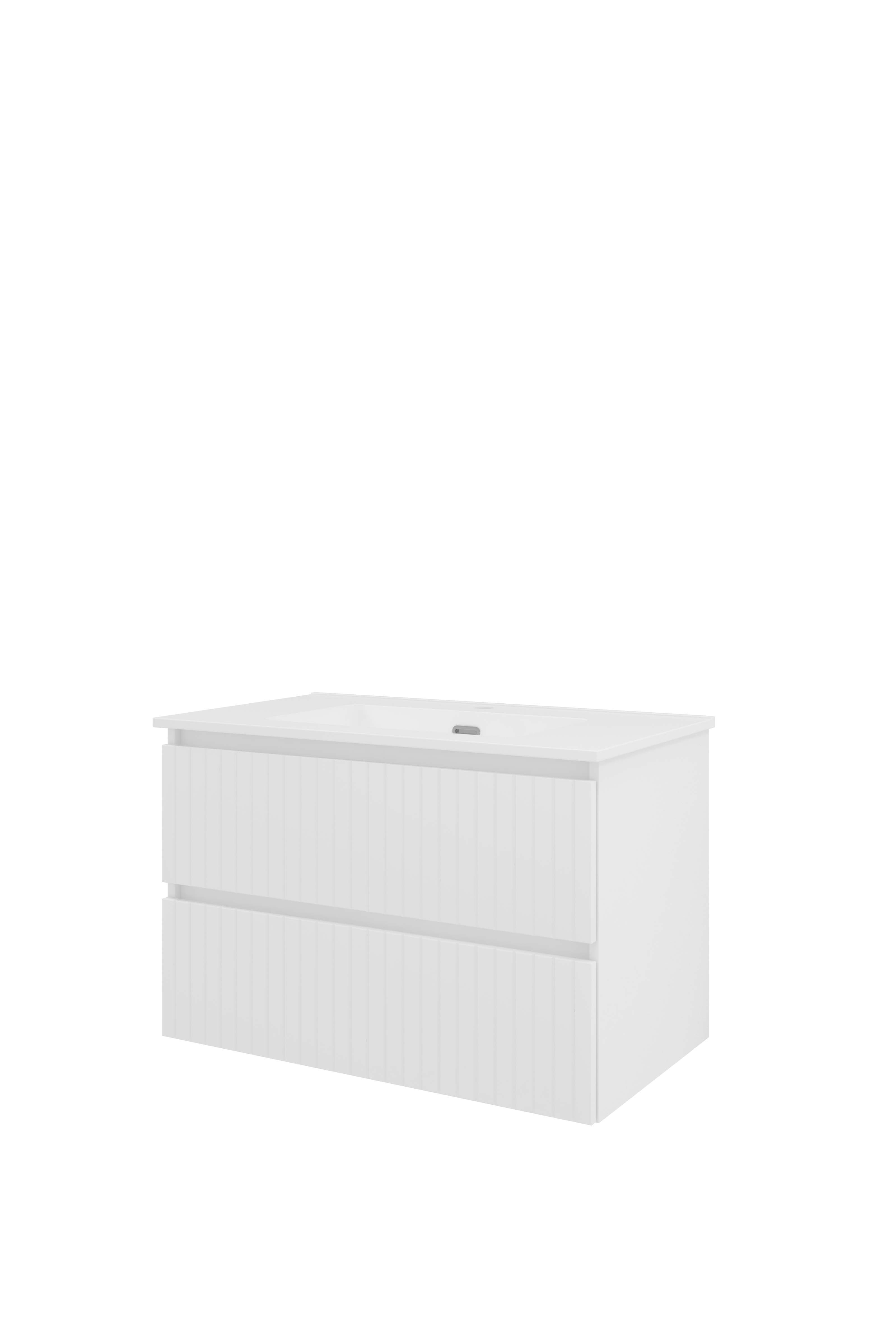Proline Set porselein Elegant wast. met 1 krgt. en onderkast sym. gefr. TGWD801GW Glans wit/Glans wit 800x460x540