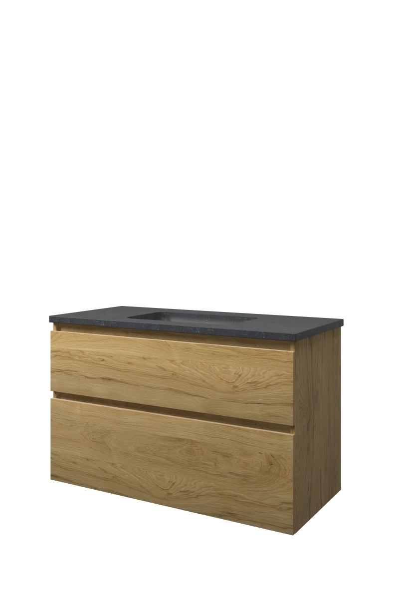 Proline set hardsteen Elegant wast. z. krgt. en onderk. a-sym. RBSC100M0IO Ideal oak/Blue stone H625xB1000xD460