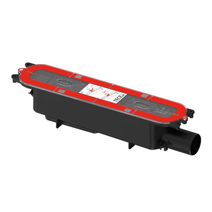TECE drainprofile afvoer normaal DN 50 horizontale afvoer zijdelings 08 l/s 673002