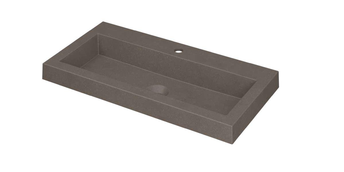 INK Dock wast. Quartz met 1 krgt. 3415411 Quartz beton H60xB800xD400