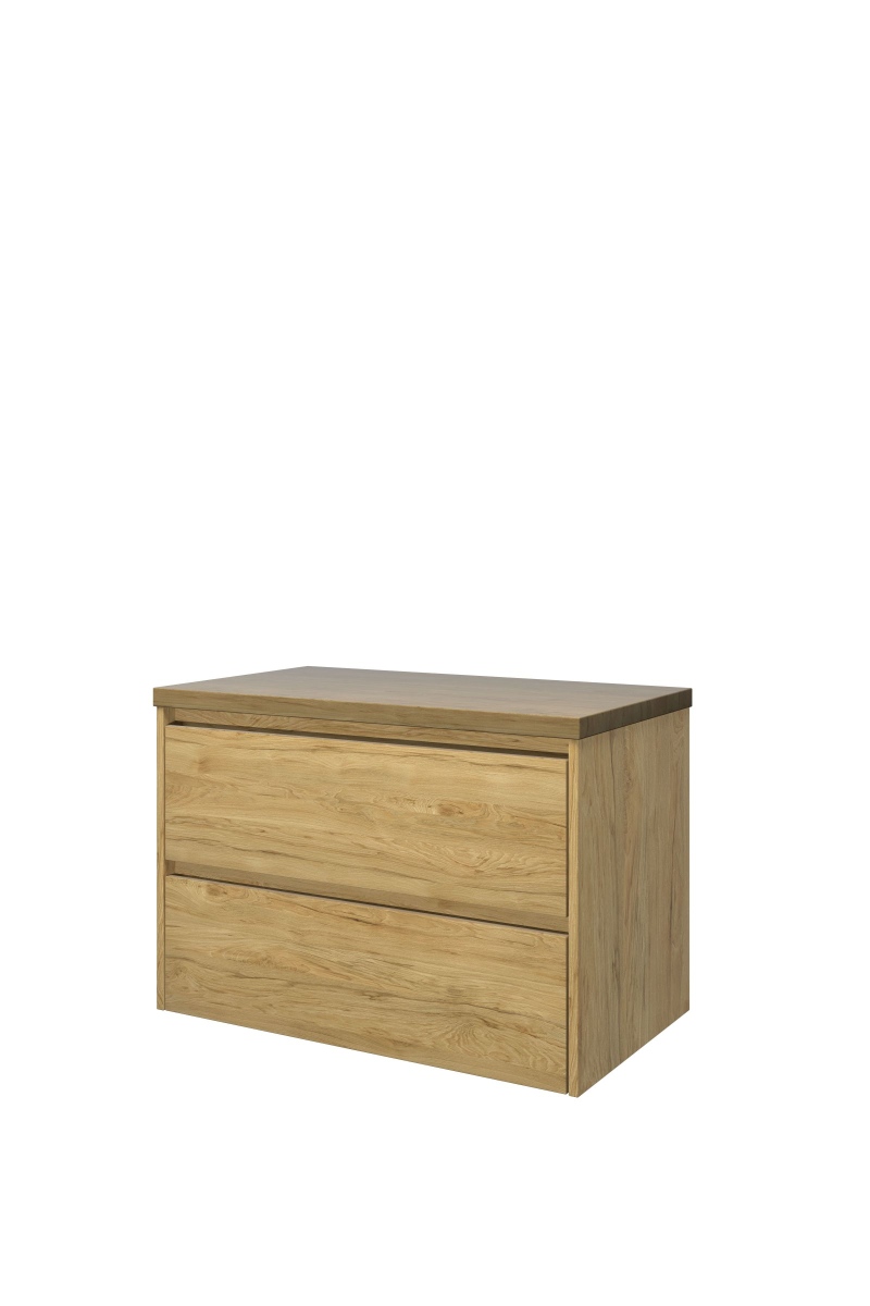 Proline set Top afdekplaat en onderk. sym. DIOB80 Ideal oak H552xB800xD460