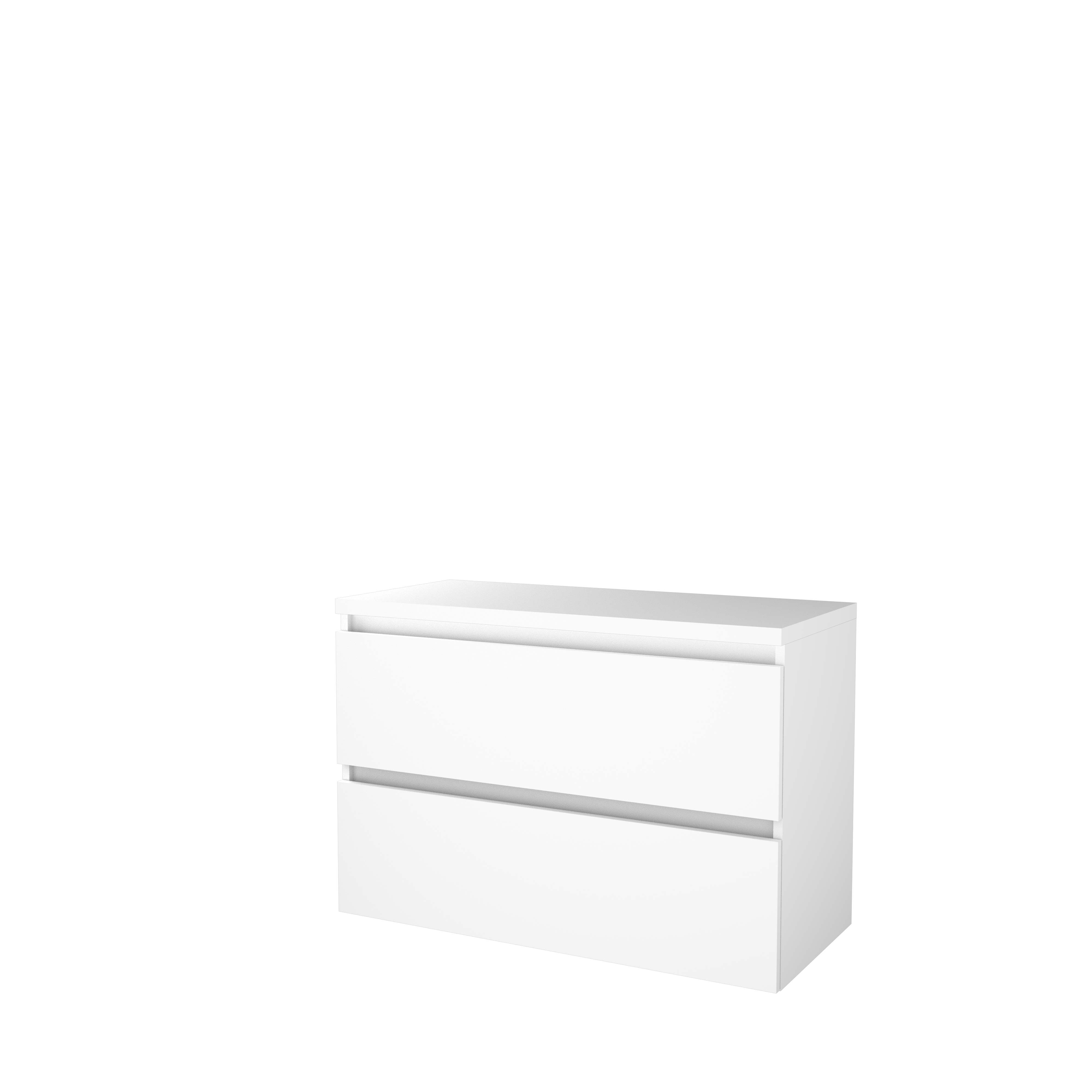 Basic Start 46 onderk. GL incl. 2 la + afdekplaat B1000xD460 Ice White / 1813429