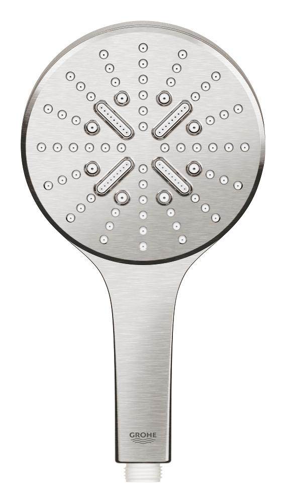 Grohe Rainshower Smartactive 130 handdouche 95l/min Supersteel 26574DC0