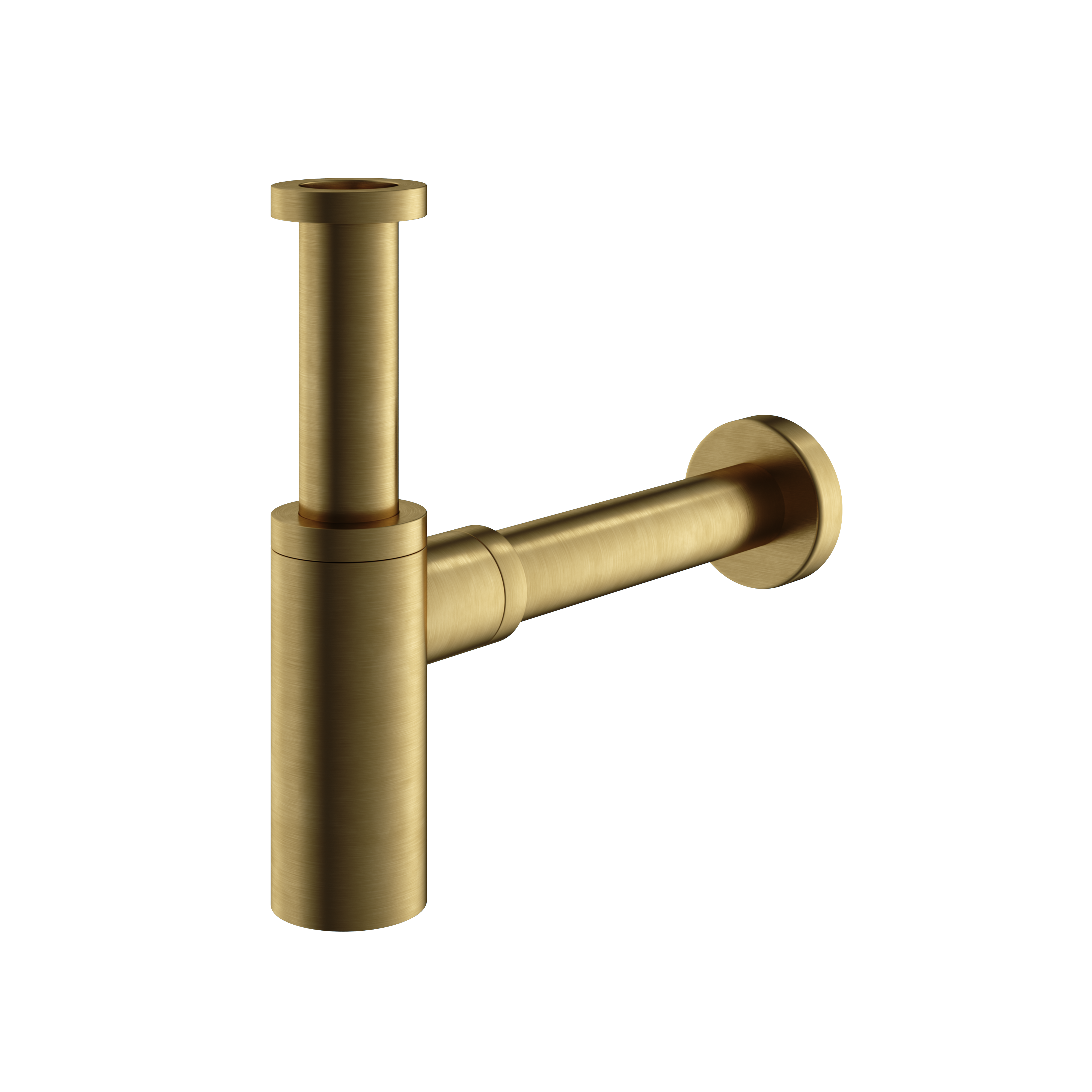 Hotbath Archie design sifon rond AR035BBP Geborsteld Messing PVD