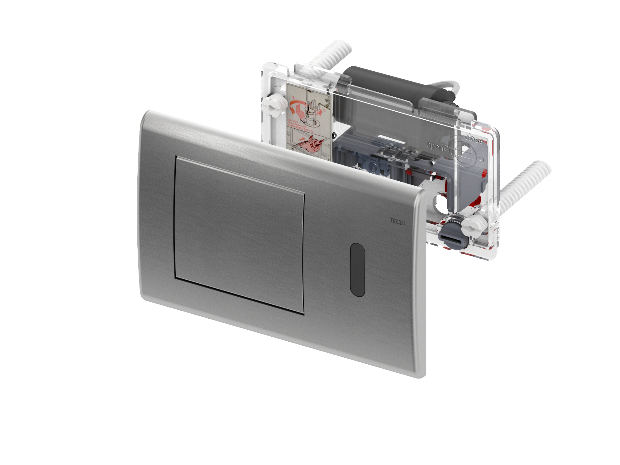 TECEplanus WC elektronica 12 V adapter met infraroodsensor geborsteld rvs 9240352