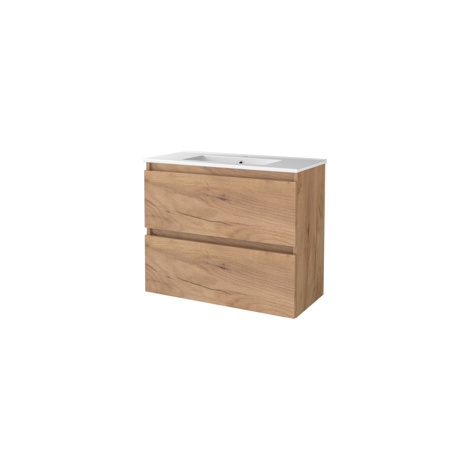 Basic Start 39 set 80x39cm greepl. 2 la keram. wast. 1 krgt. S39GL80PWO Whisky Oak