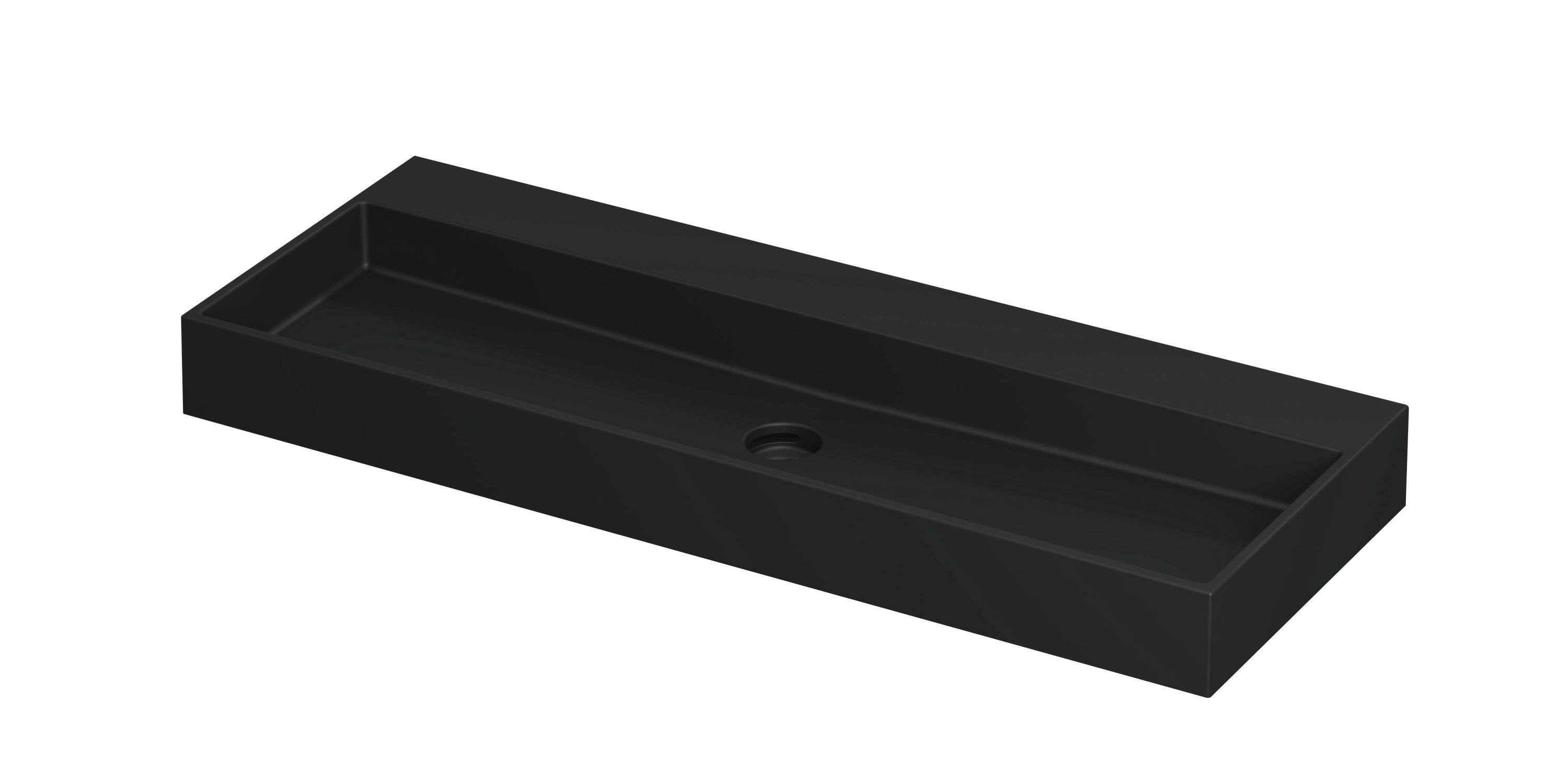 INK United wast. porselein z. krgt. incl. click plug en verb. overl. 0206094 Mat zwart