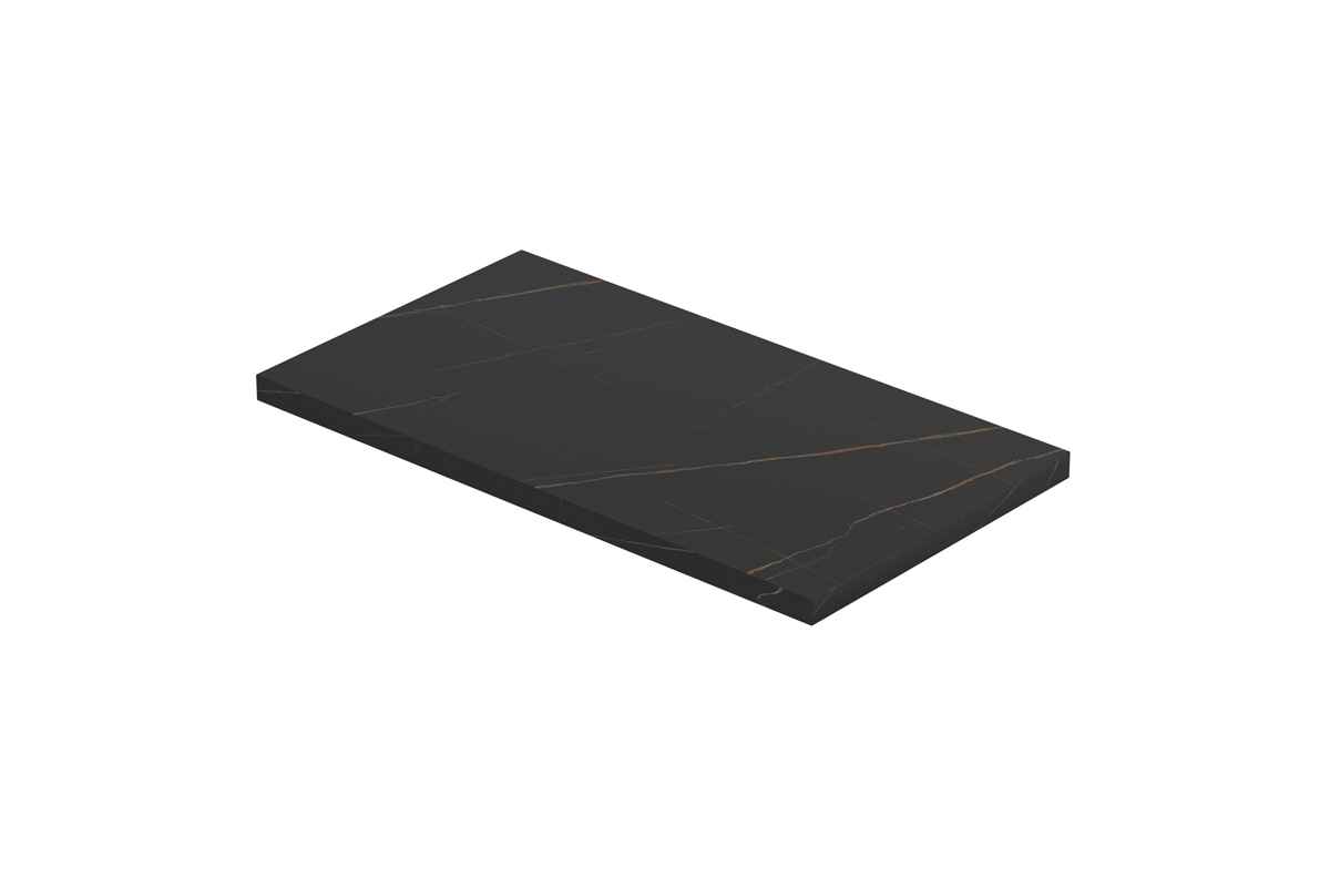 INK Topdeck XS Afdekplaat keramische slab 1222282 Lauren black mat Afm. 400x220x12
