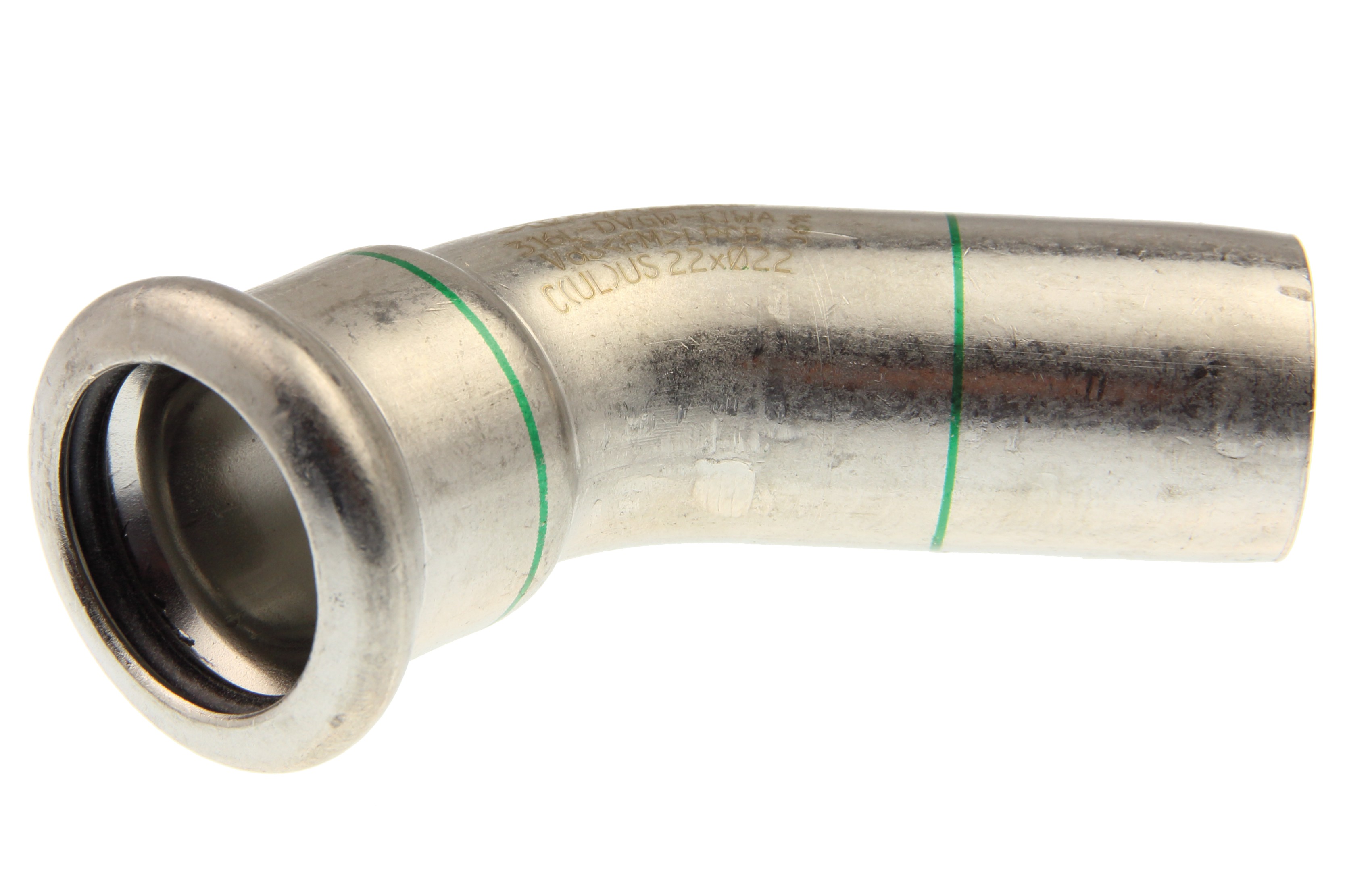 VSH XPress RVS bocht 45gr. 1x press 35 6190151
