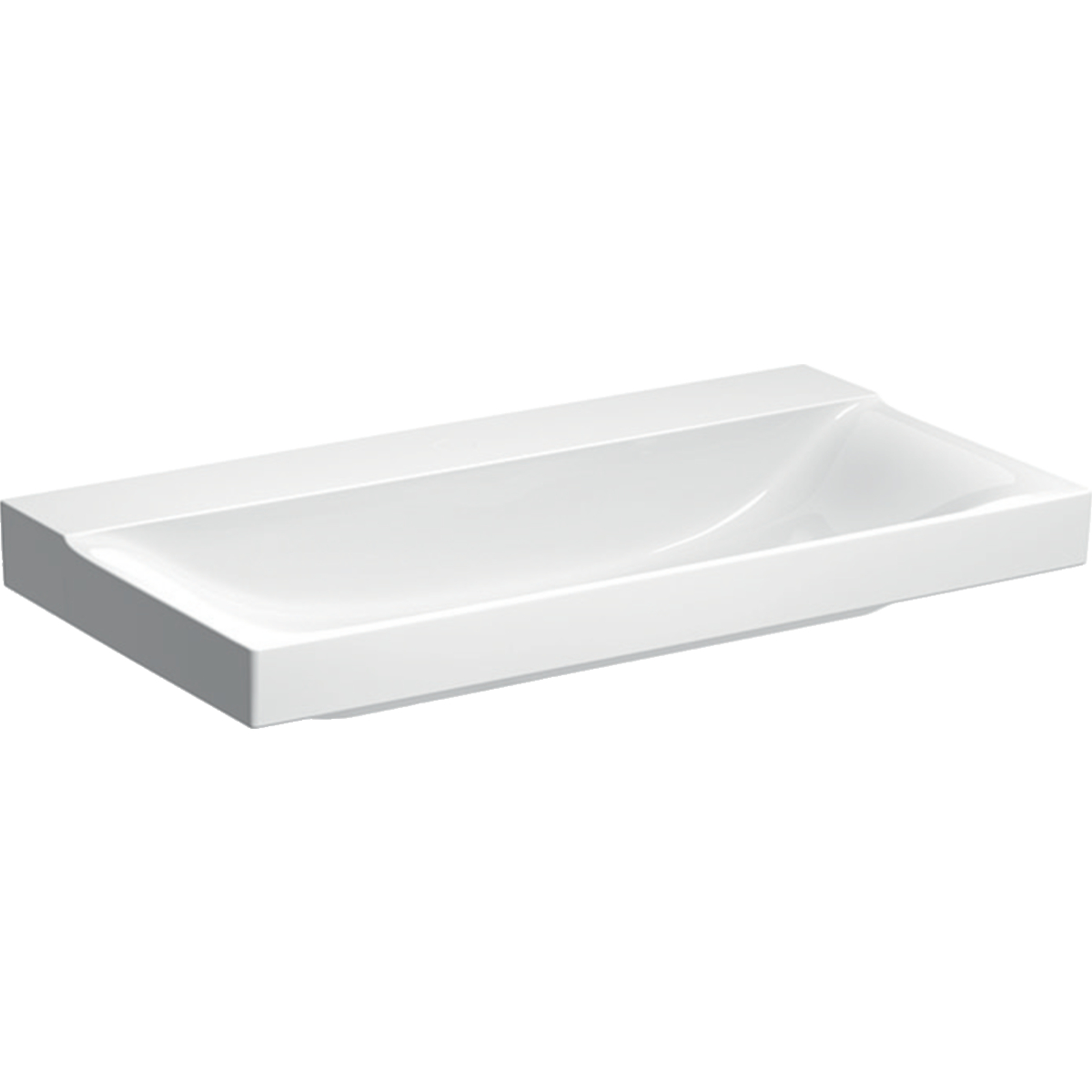 Geberit Xeno2 wastafel 90x48cm z.krgt. z.overl. 500.532.01.1 wit