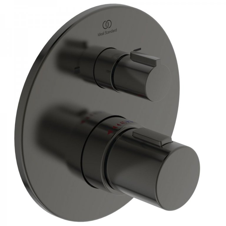 IS Ceratherm T100 inbouwthermostaat stopkraan omstelling opbouwdeel A5814A5 Magnetic Grey