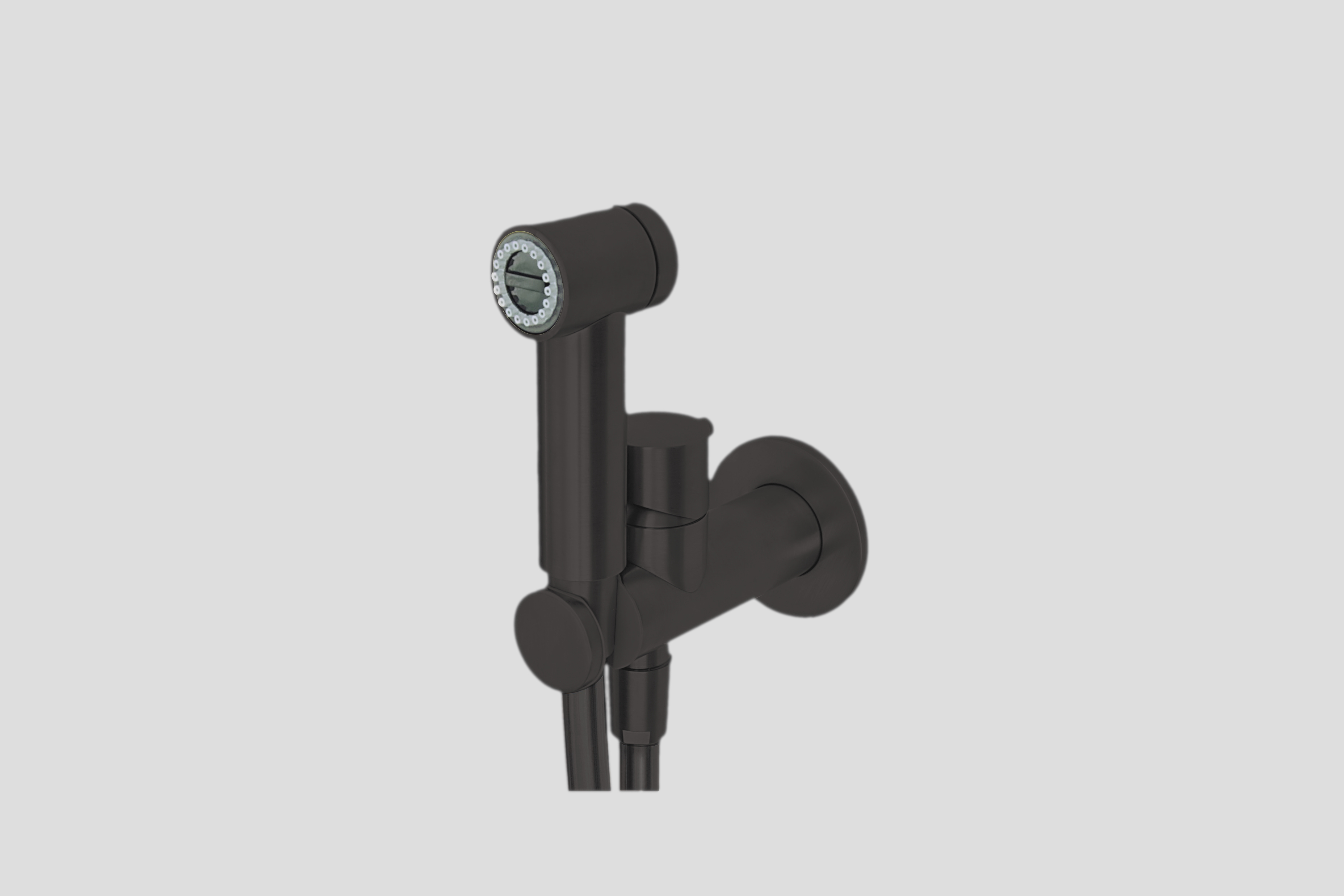 Lagoo Garda bidetmengkraan met douche en houder G4200MB Matt Black