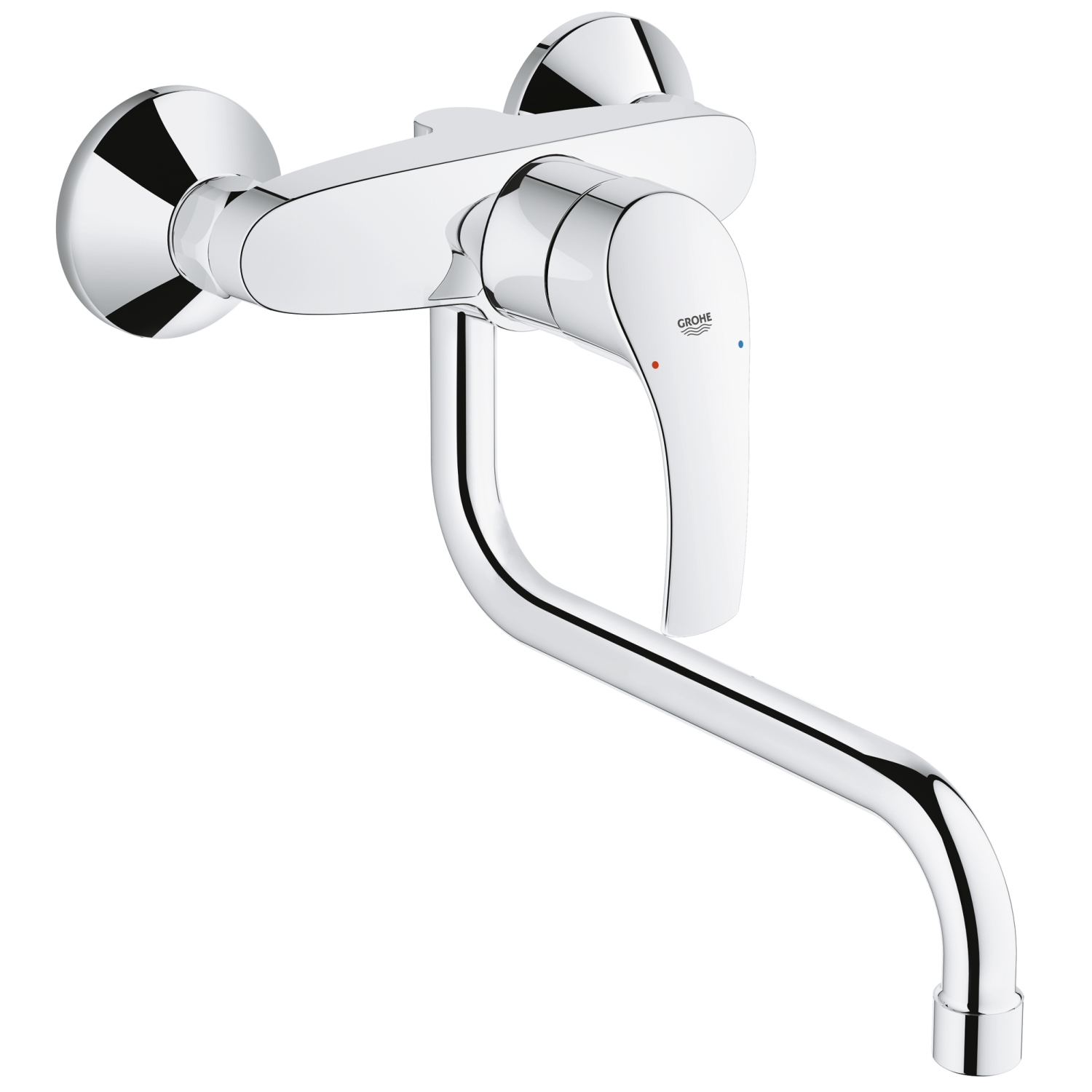 Grohe Eurosmart keukenmengkraan wand laag 32224003