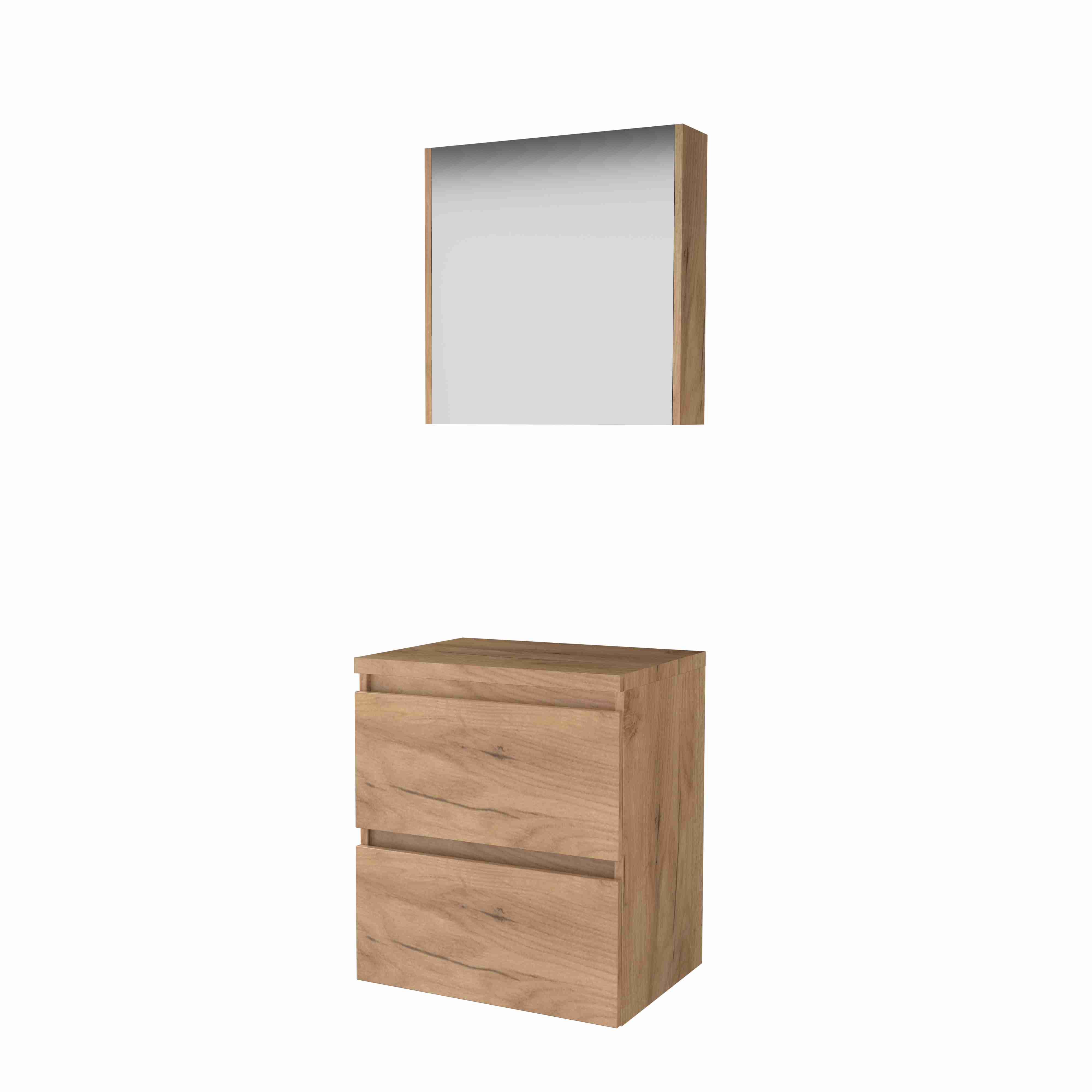 Basic Comfort 46 onderk. GL incl. 2 la + afdekplaat incl. sp.kast B600xD460 Whisky Oak / 1813514