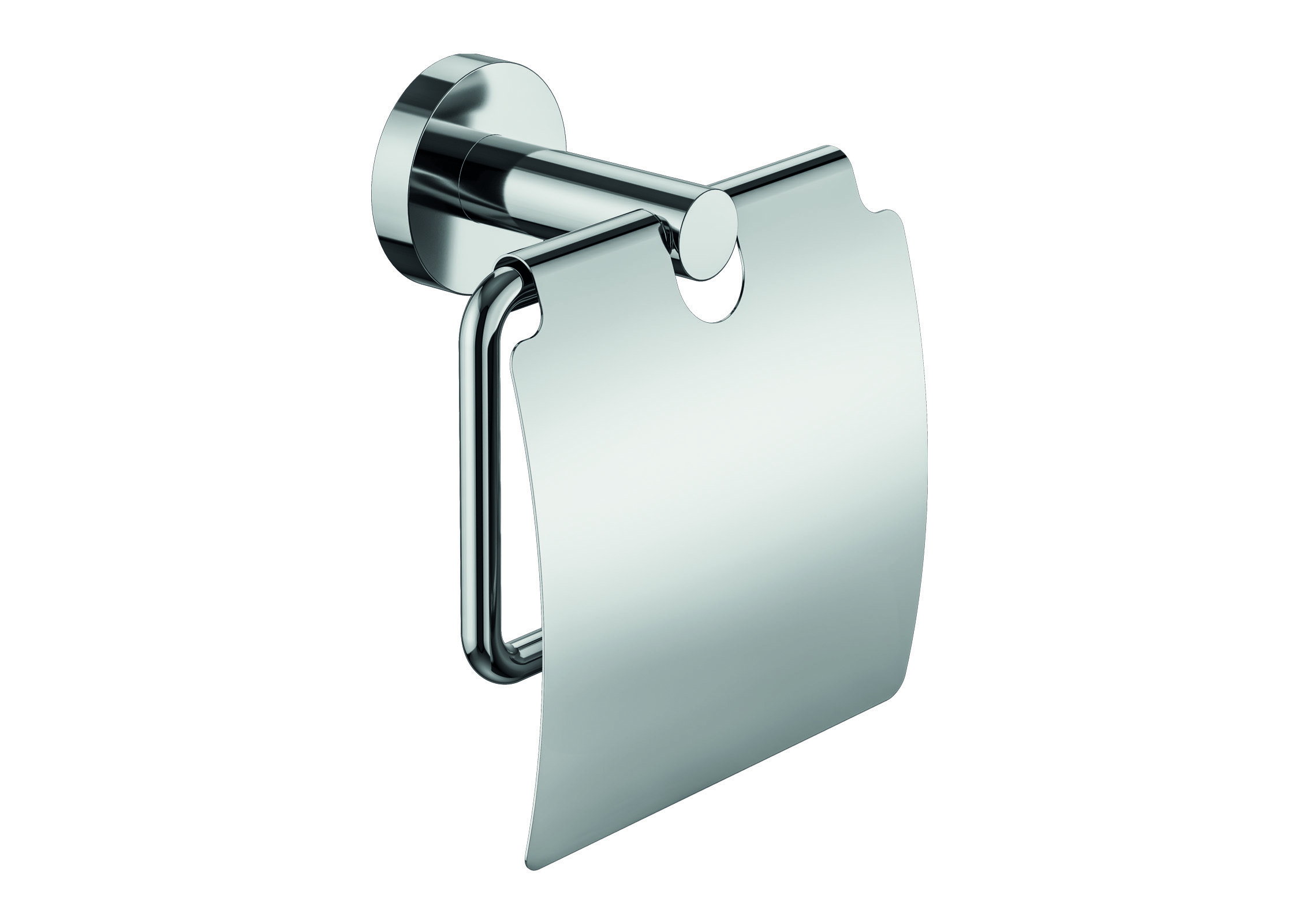 Luca toiletrolhouder met klep LA922CR Chroom