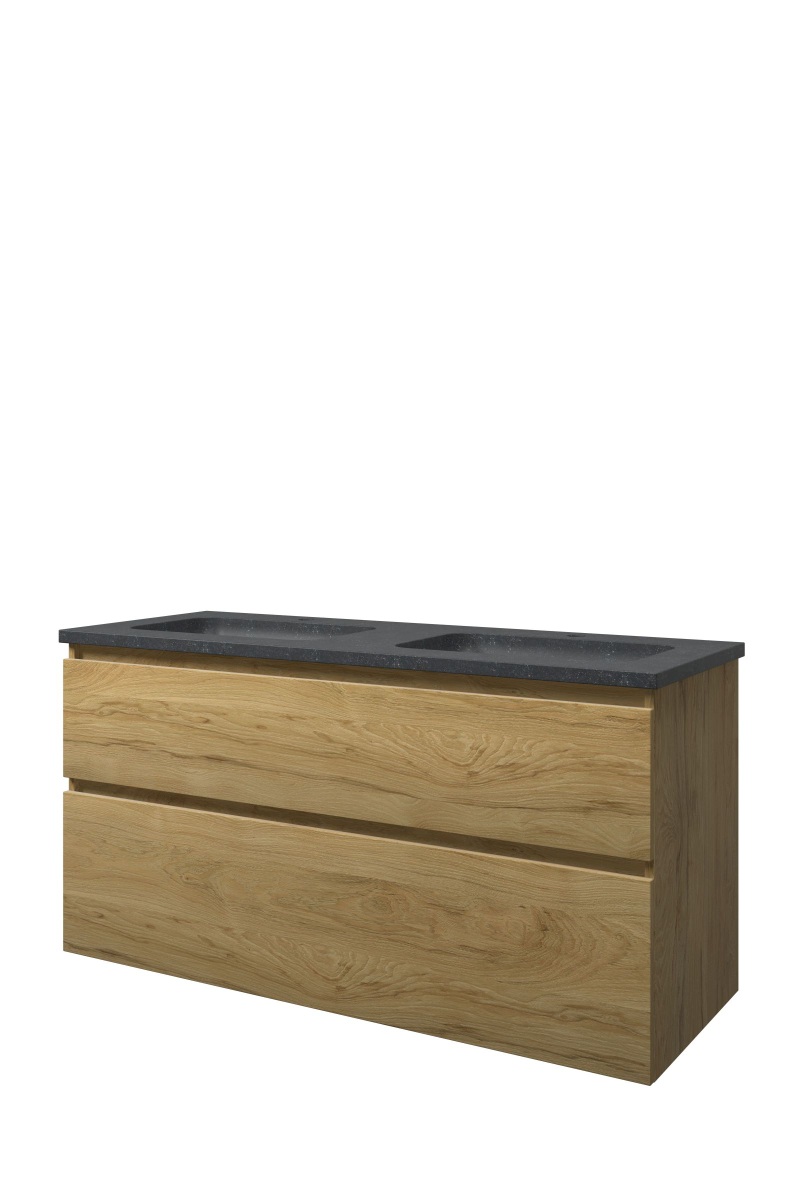 Proline set hardsteen Elegant wast. met 2 krgt. en onderk. a-sym. 1815872 Ideal oak/Blue stone H625xB1200xD460