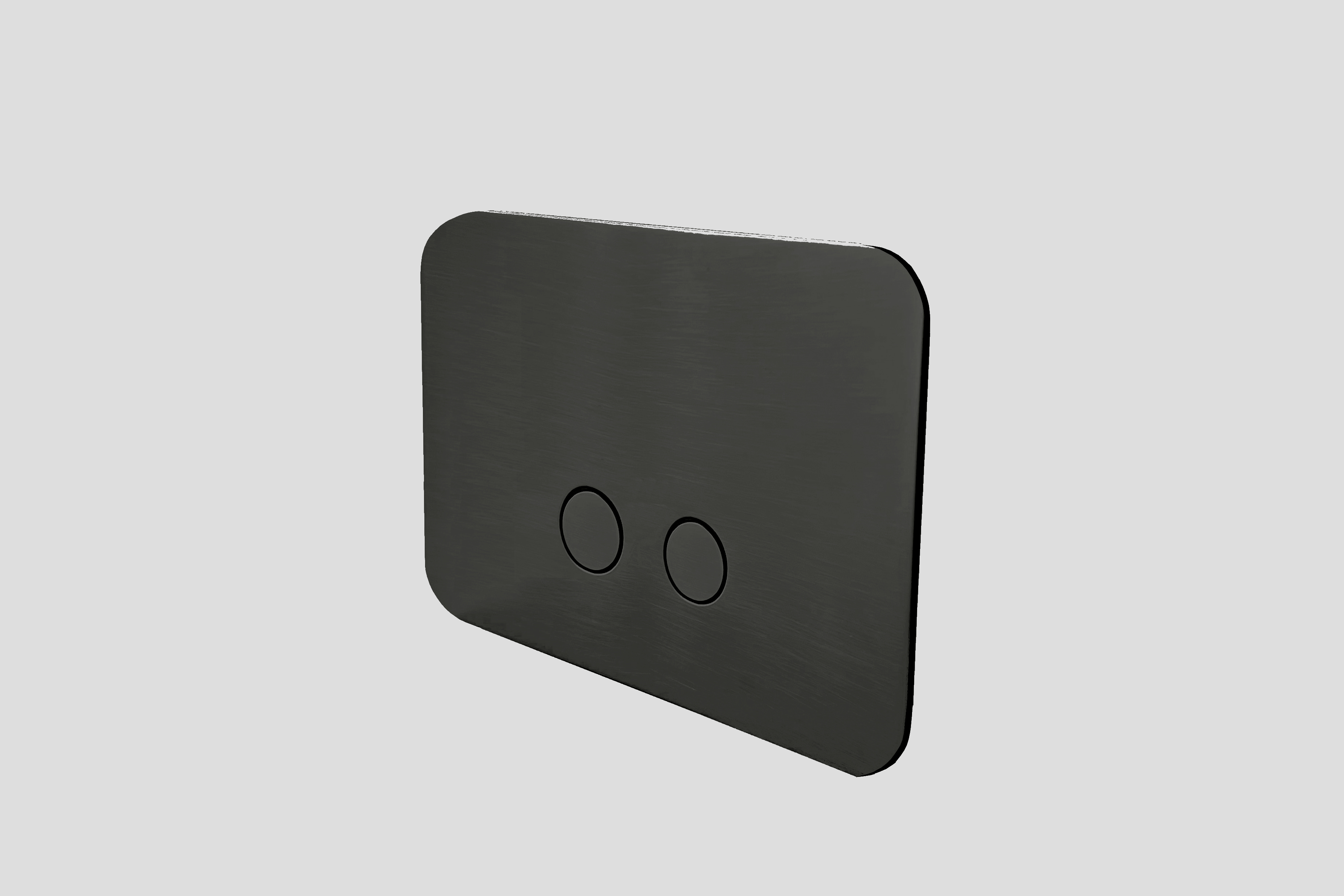 Lagoo Garda Bedieningspaneel m. magneet bevestiging (geschikt voor Tece) G6135MB Matt Black