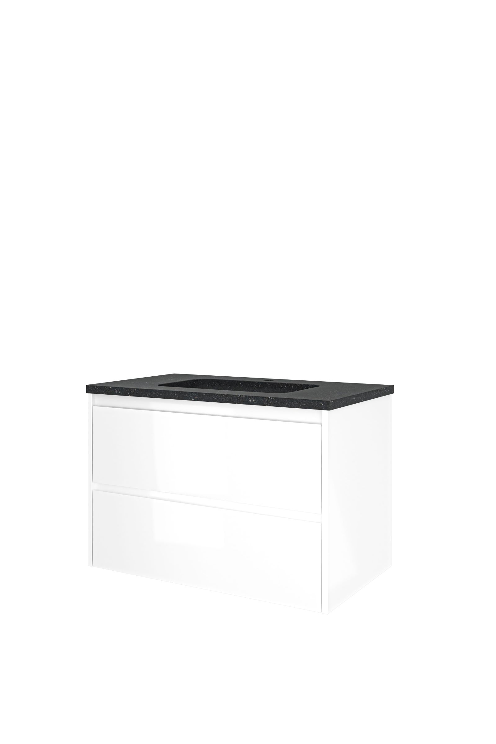 Proline set hardsteen Elegant wast. met 1 krgt. en onderk. sym. RBSB801GW Glans wit/Blue stone H545xB800xD460