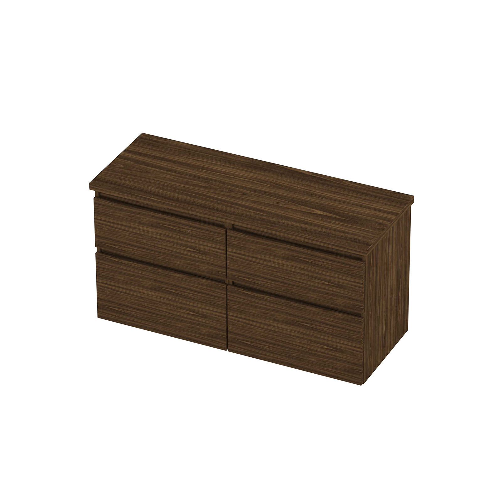 Proline set Top afdekplaat en onderk. 4 laden a-sym. DCAC2x60 Cabana oak H632xB1200xD460