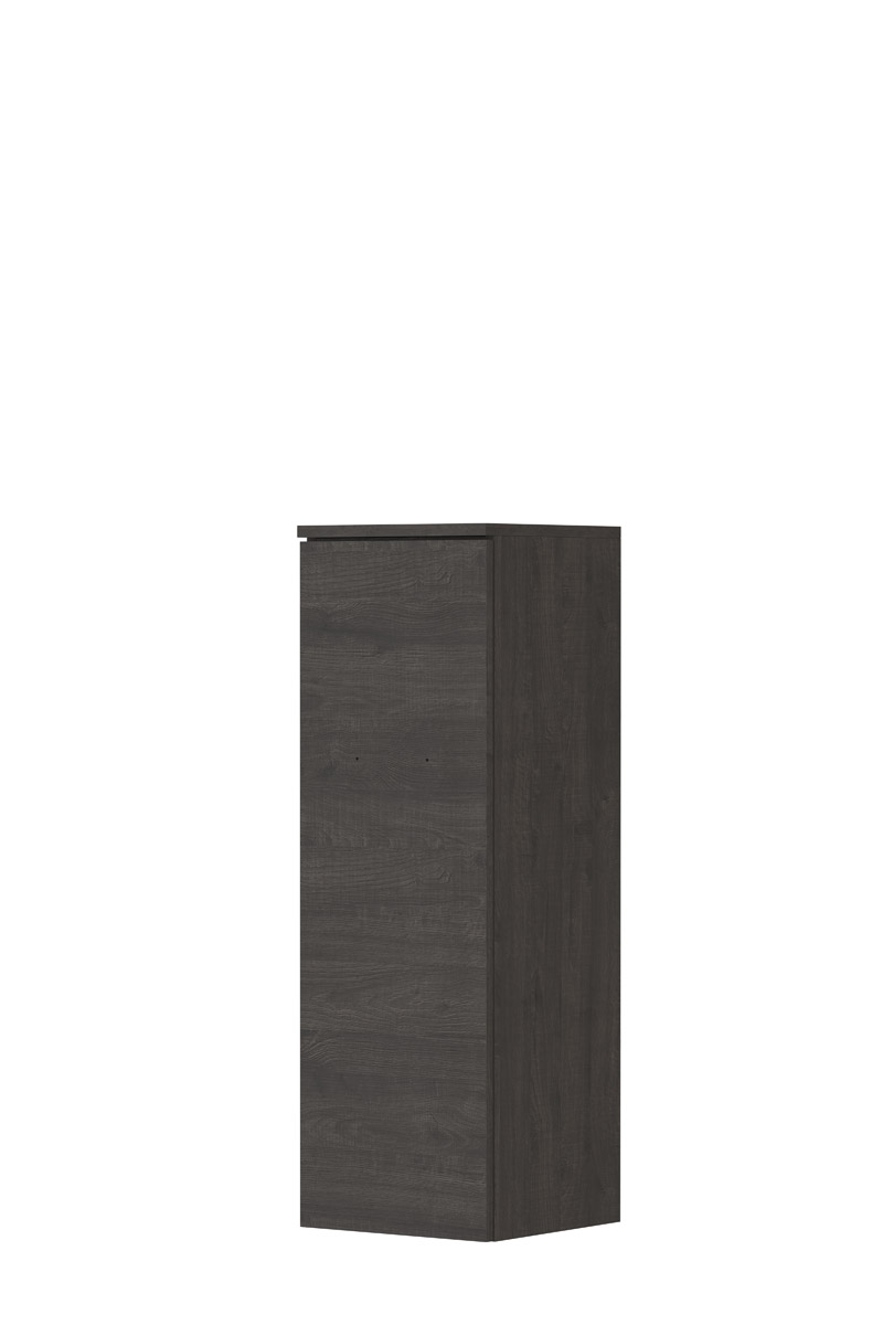 INK half hoge kast rechts 1 deur met gr. hout decor 1102168 Oergrijs H1060xB350xD350